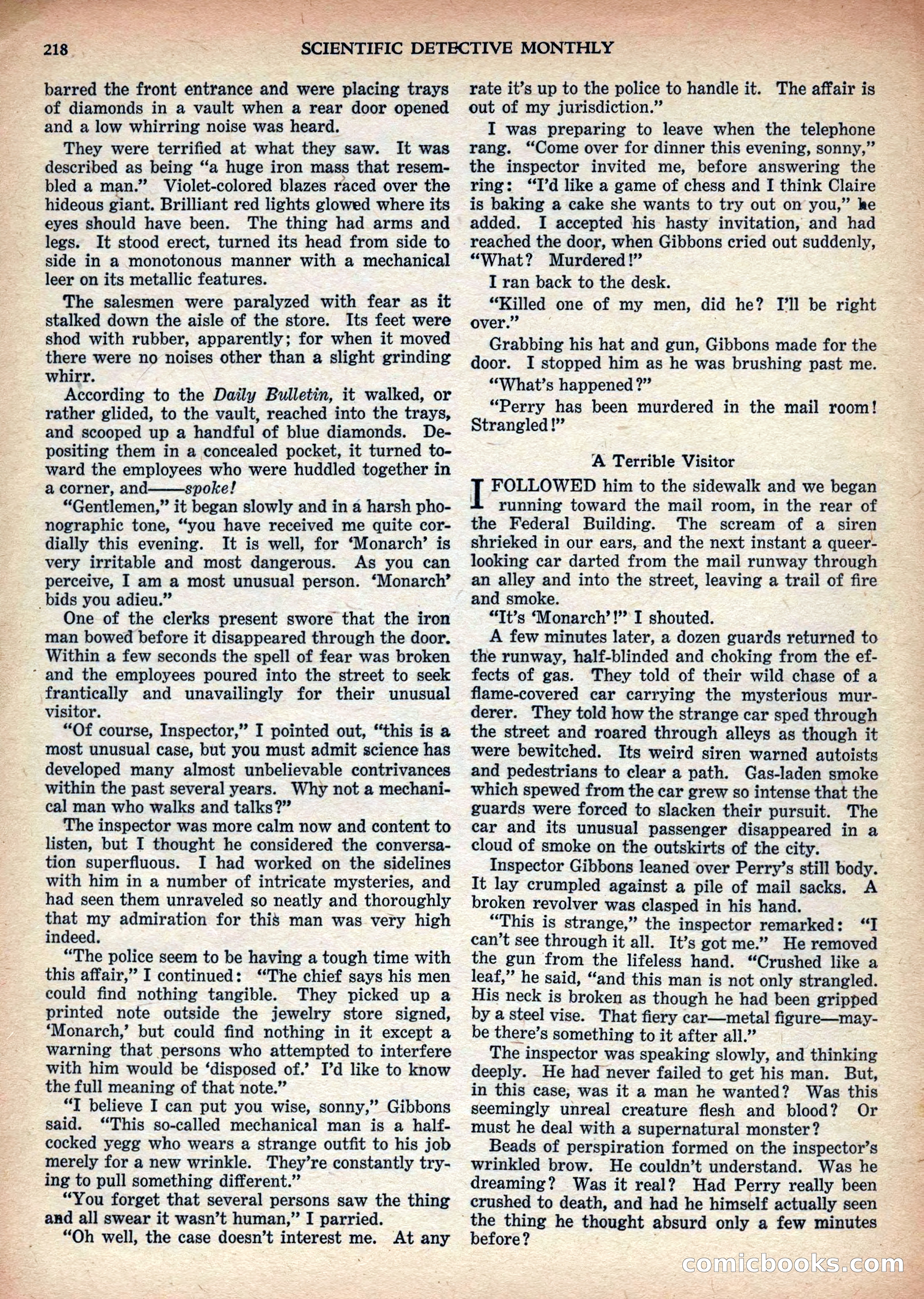 Scientific Detective Monthly — page 28 of 100