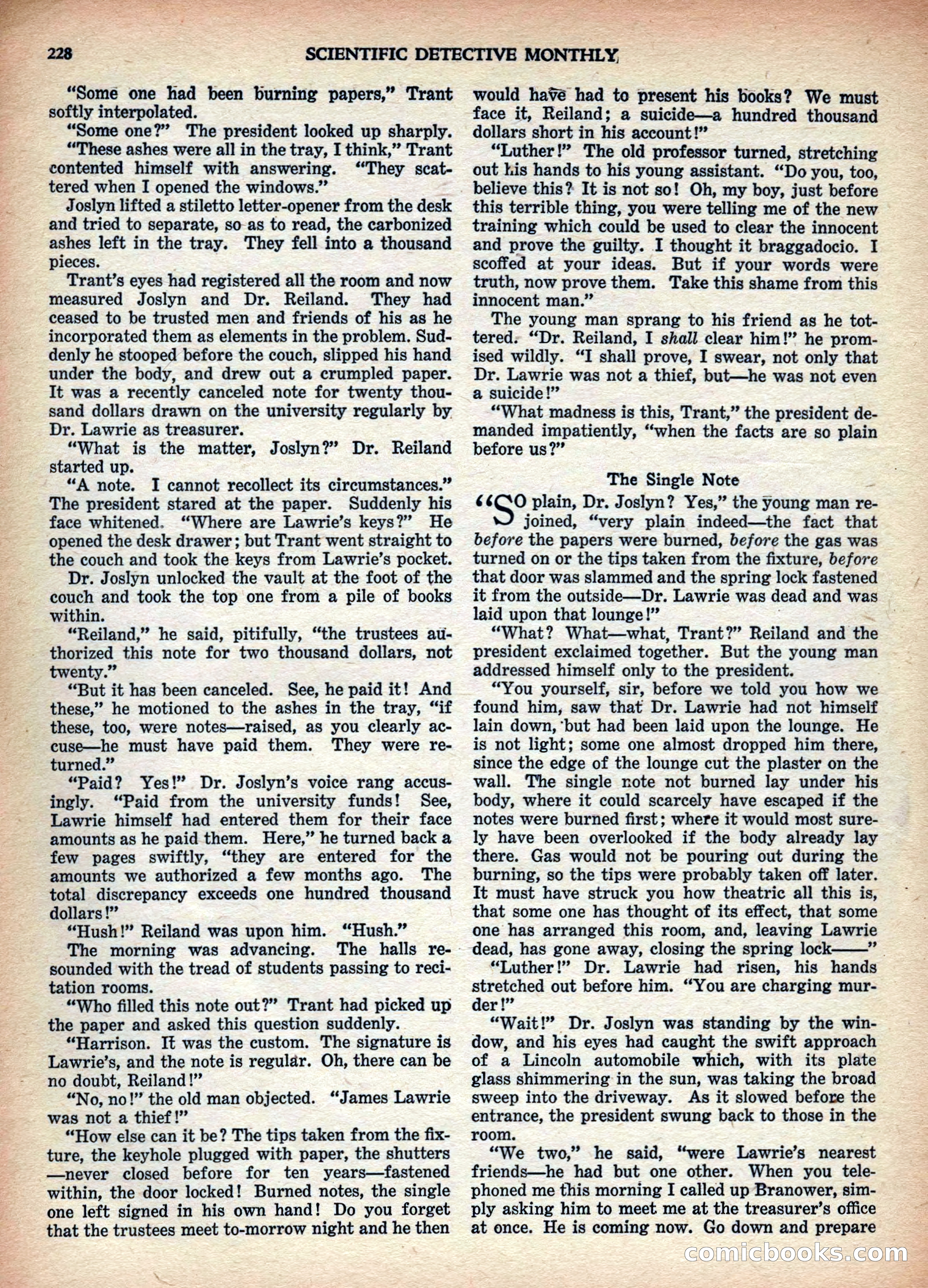 Scientific Detective Monthly — page 38 of 100
