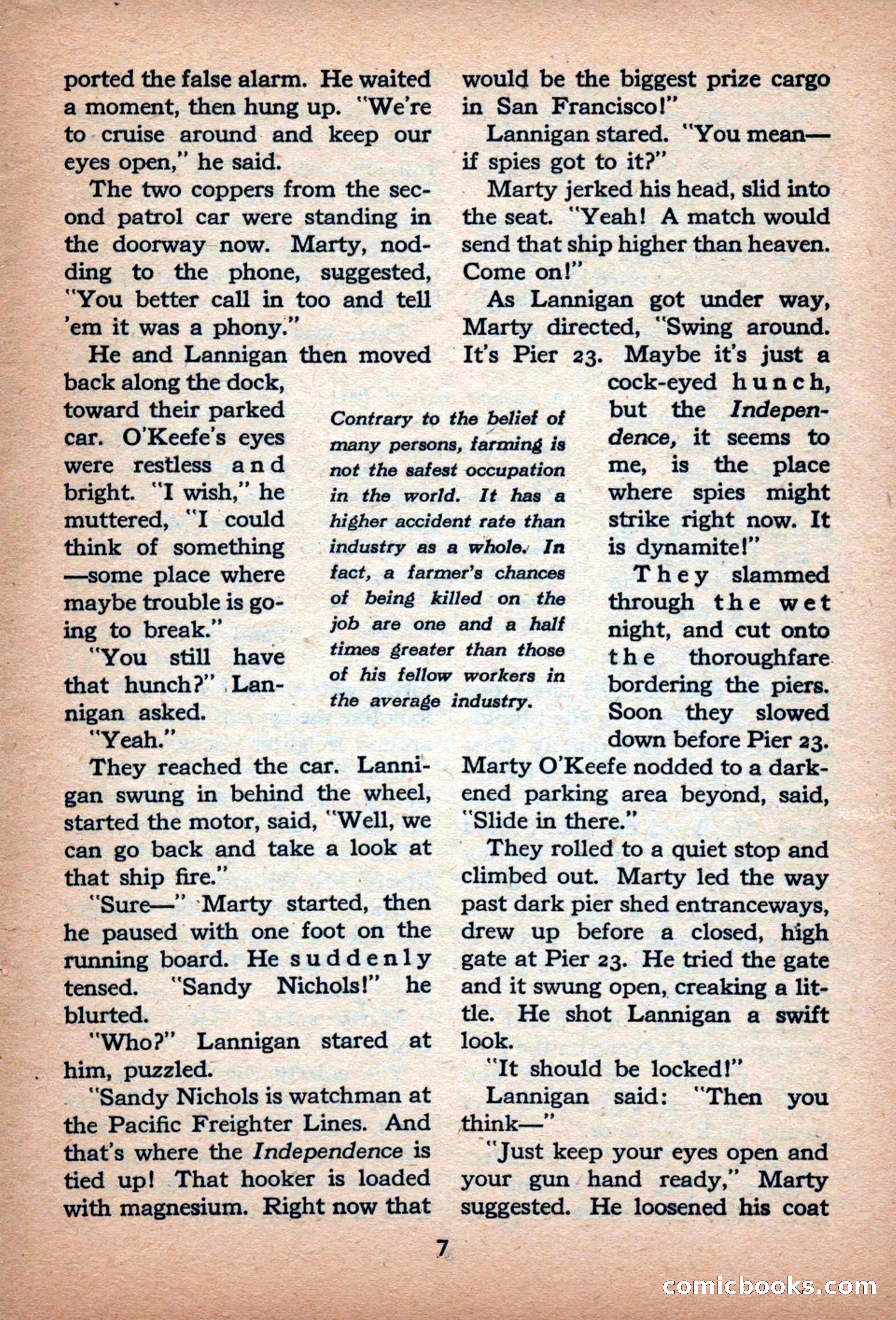 Scientific Detective, June 1946 — page 7 of 68