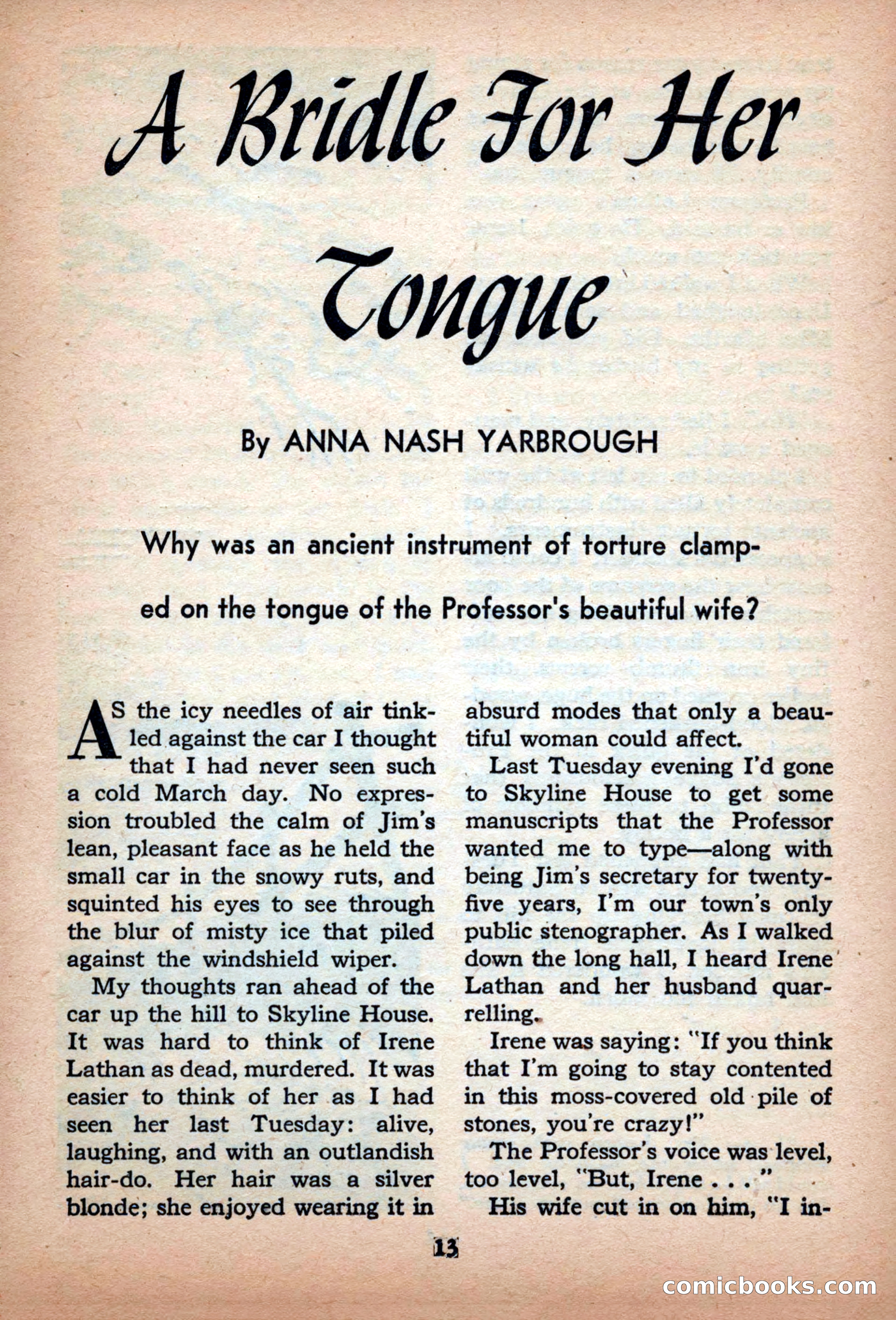 Scientific Detective, June 1946 — page 13 of 68