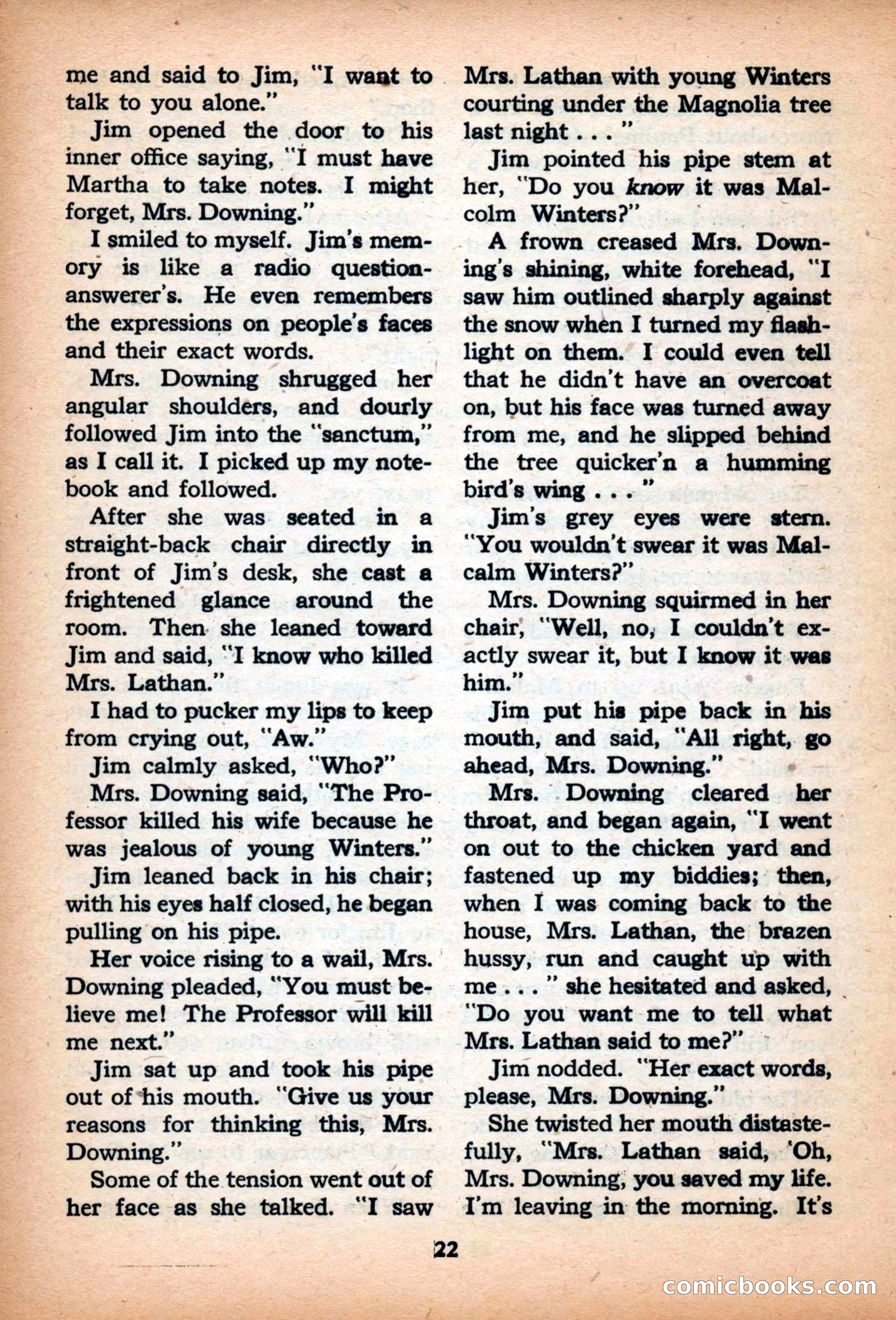 Scientific Detective, June 1946 — page 22 of 68