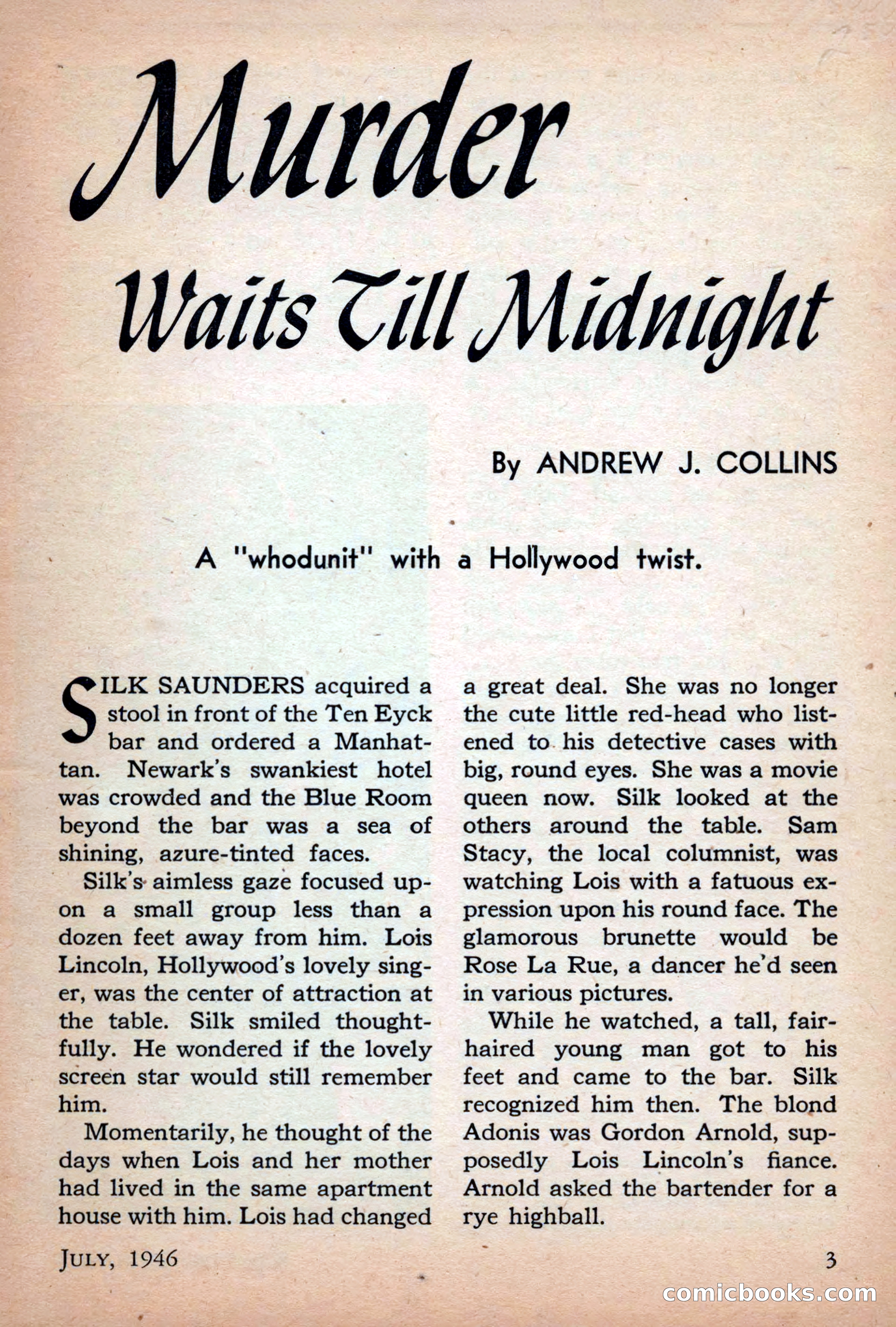Scientific Detective, July 1946 — page 3 of 68