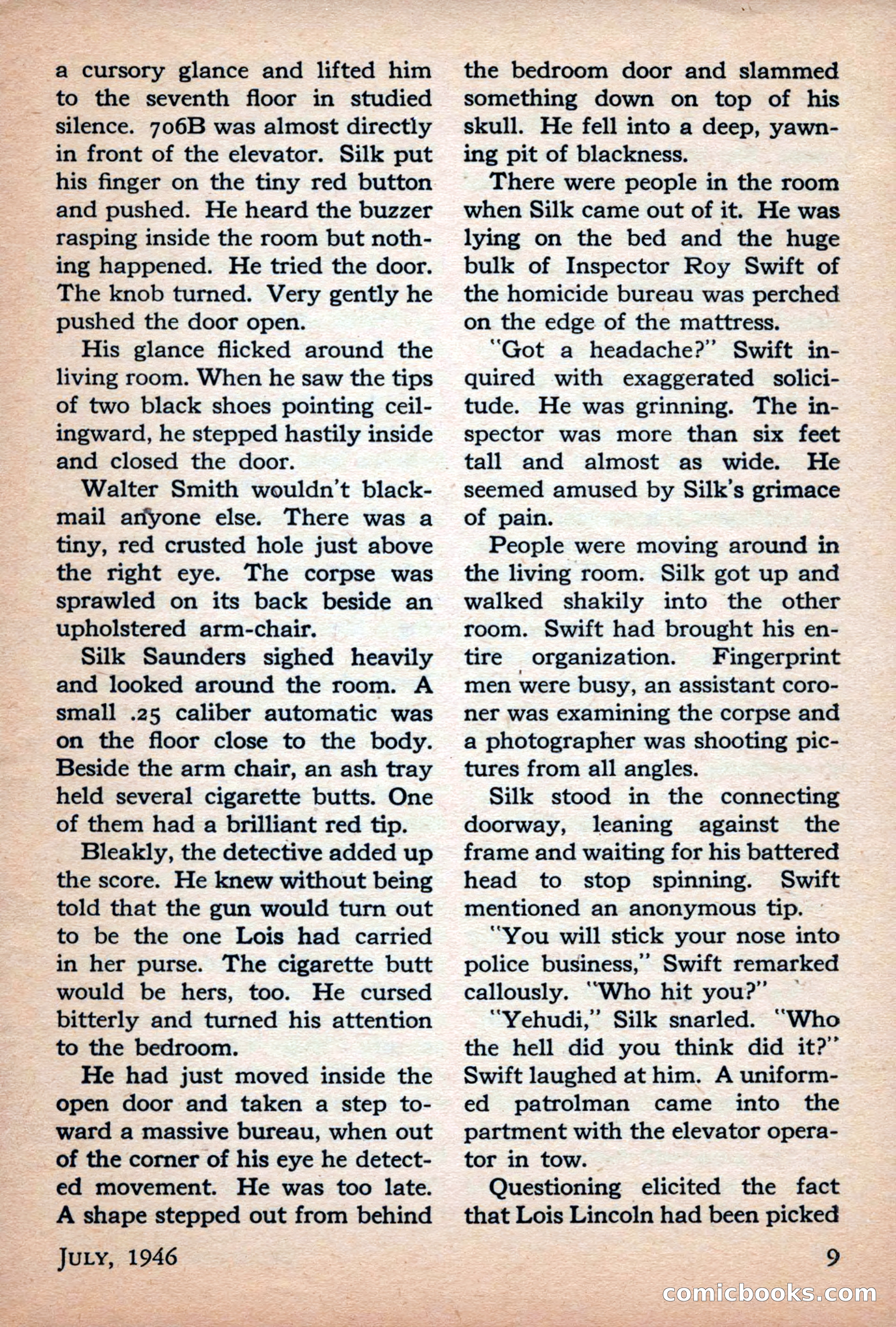 Scientific Detective, July 1946 — page 9 of 68