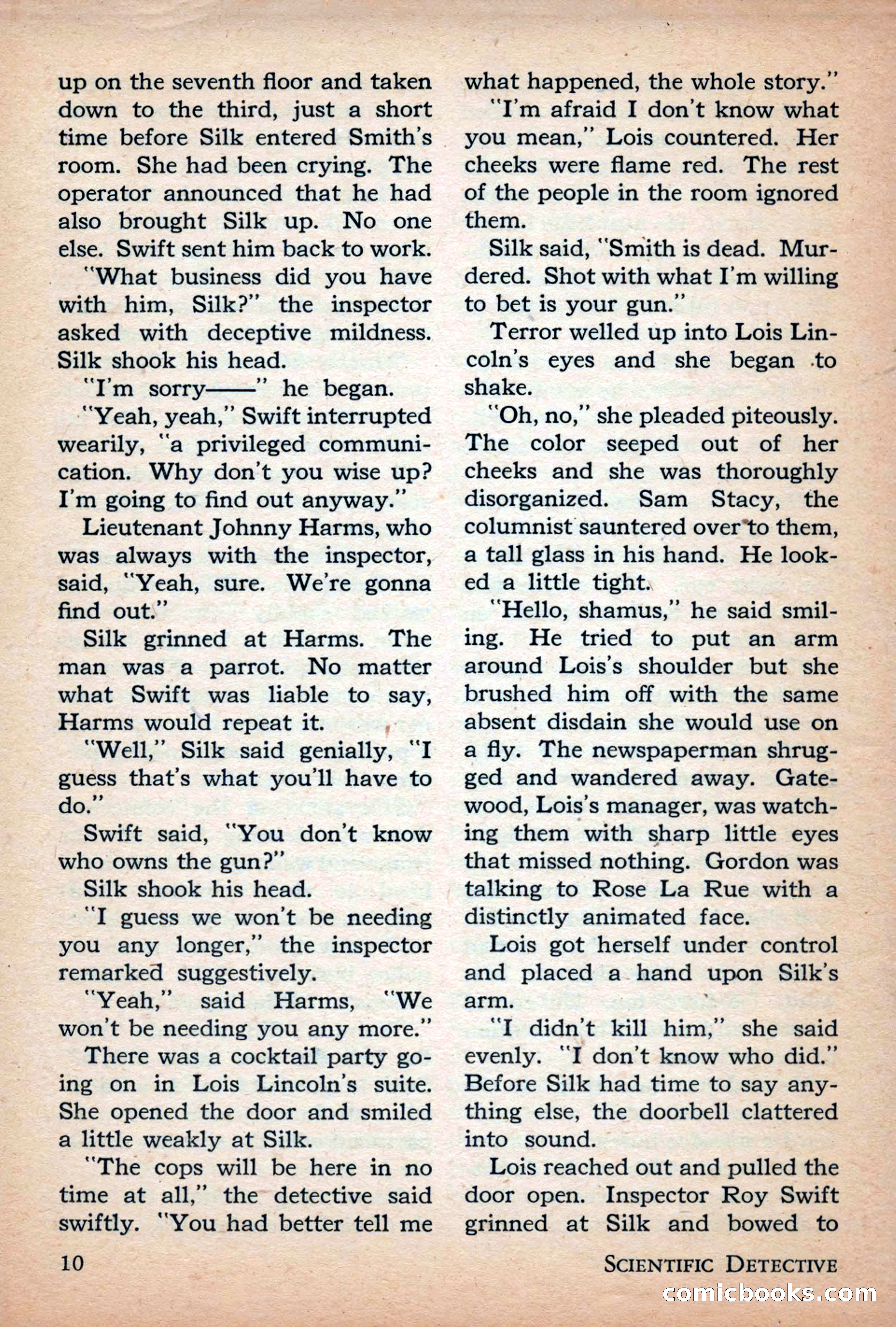 Scientific Detective, July 1946 — page 10 of 68