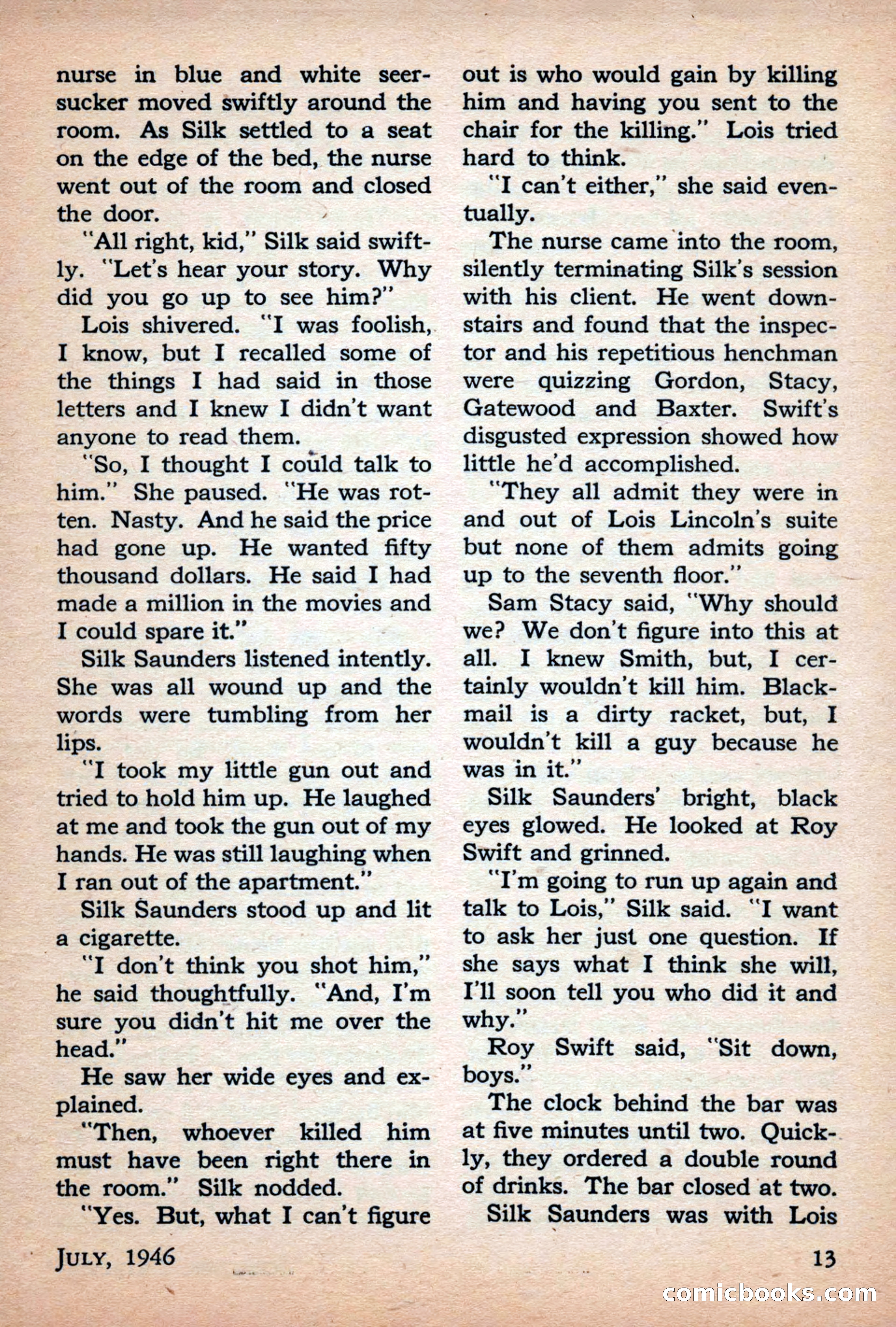 Scientific Detective, July 1946 — page 13 of 68