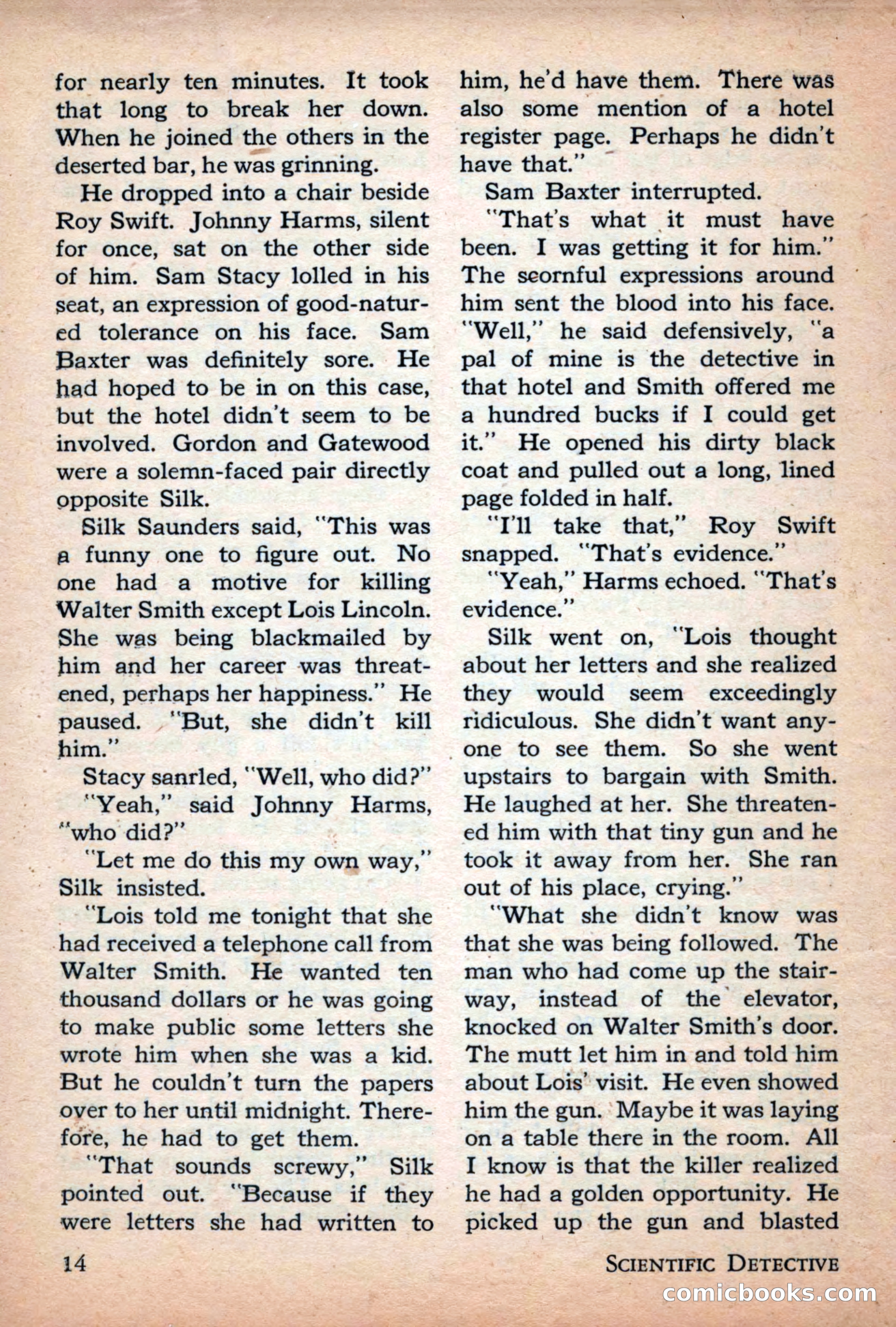 Scientific Detective, July 1946 — page 14 of 68