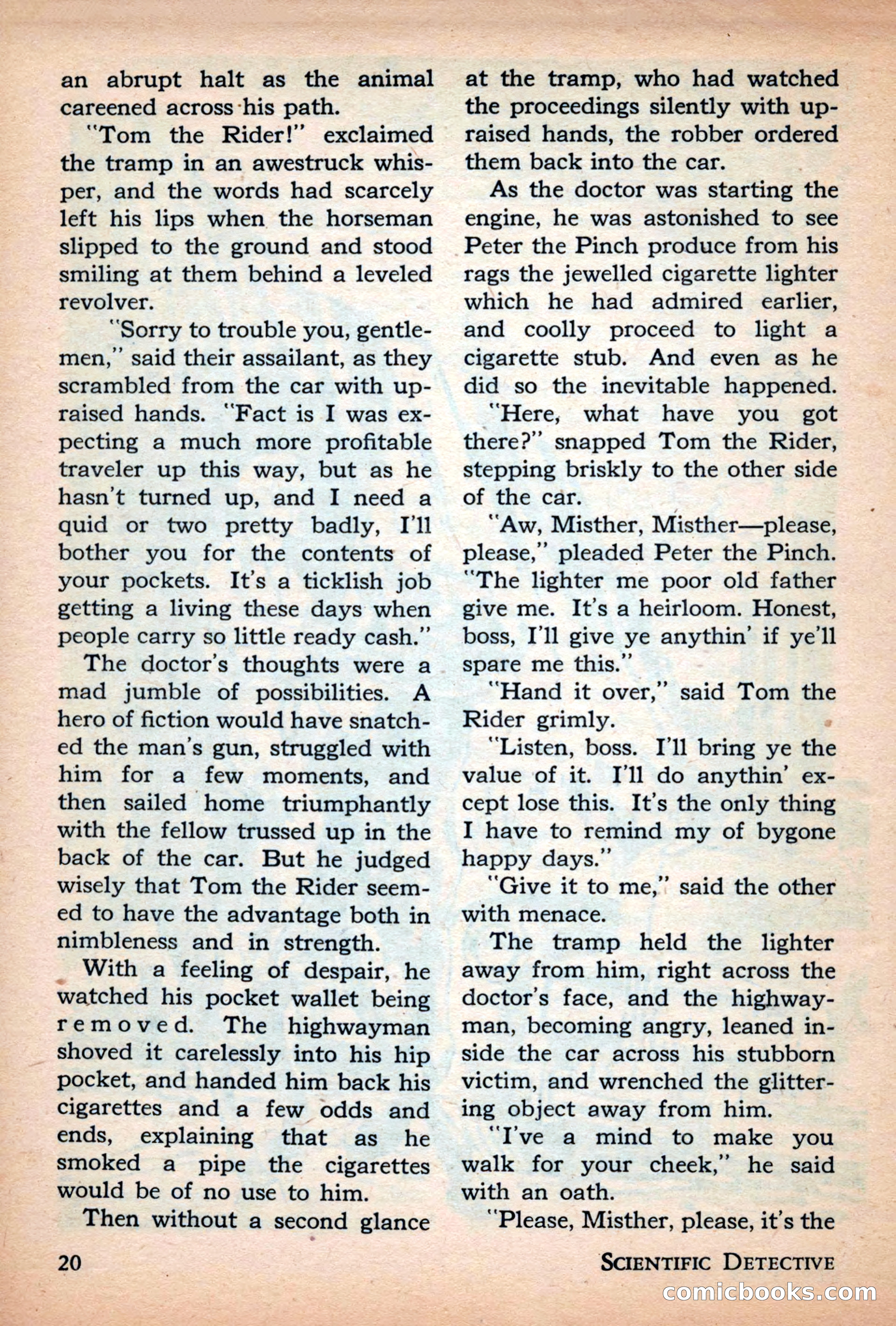 Scientific Detective, July 1946 — page 20 of 68