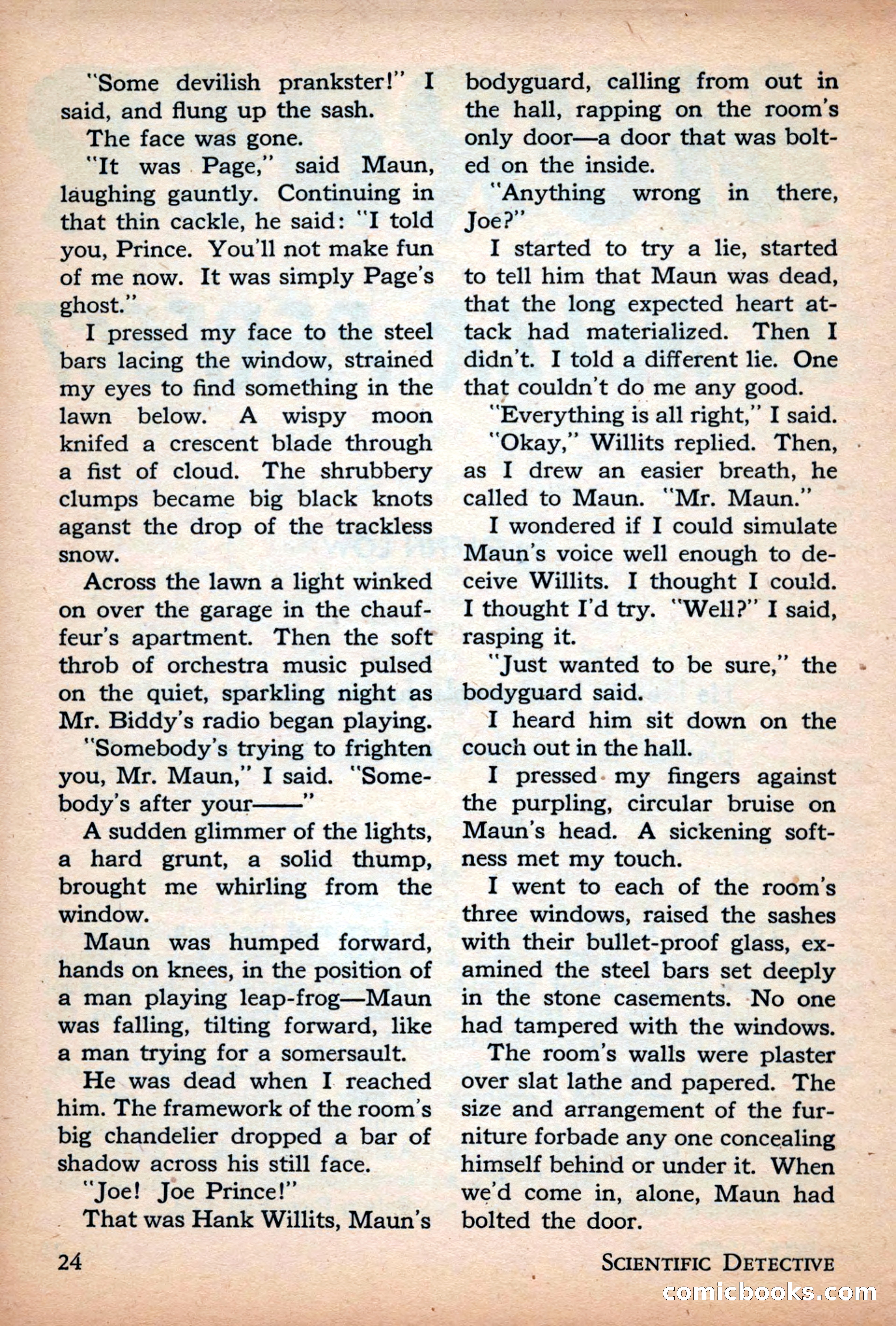 Scientific Detective, July 1946 — page 24 of 68