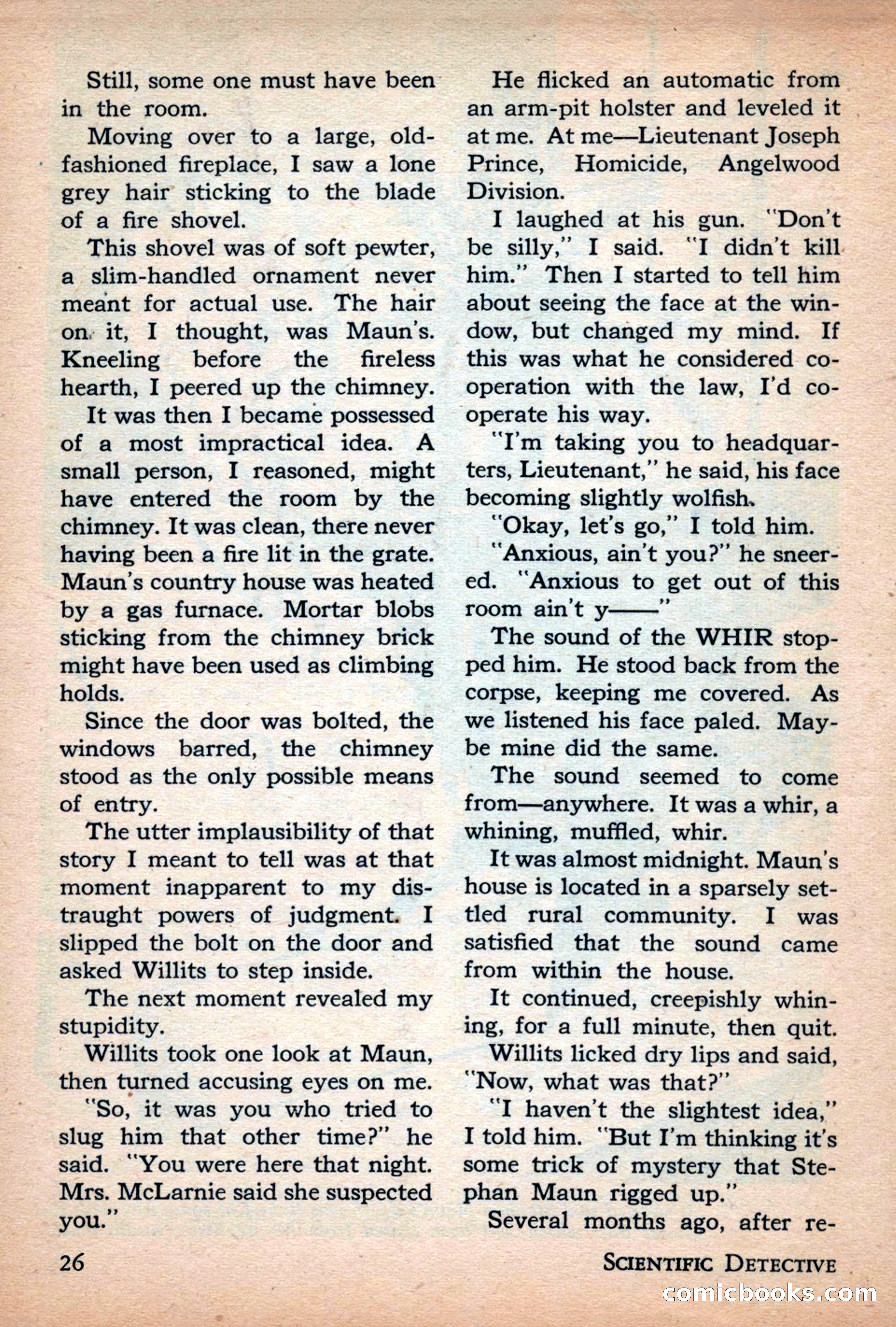 Scientific Detective, July 1946 — page 26 of 68