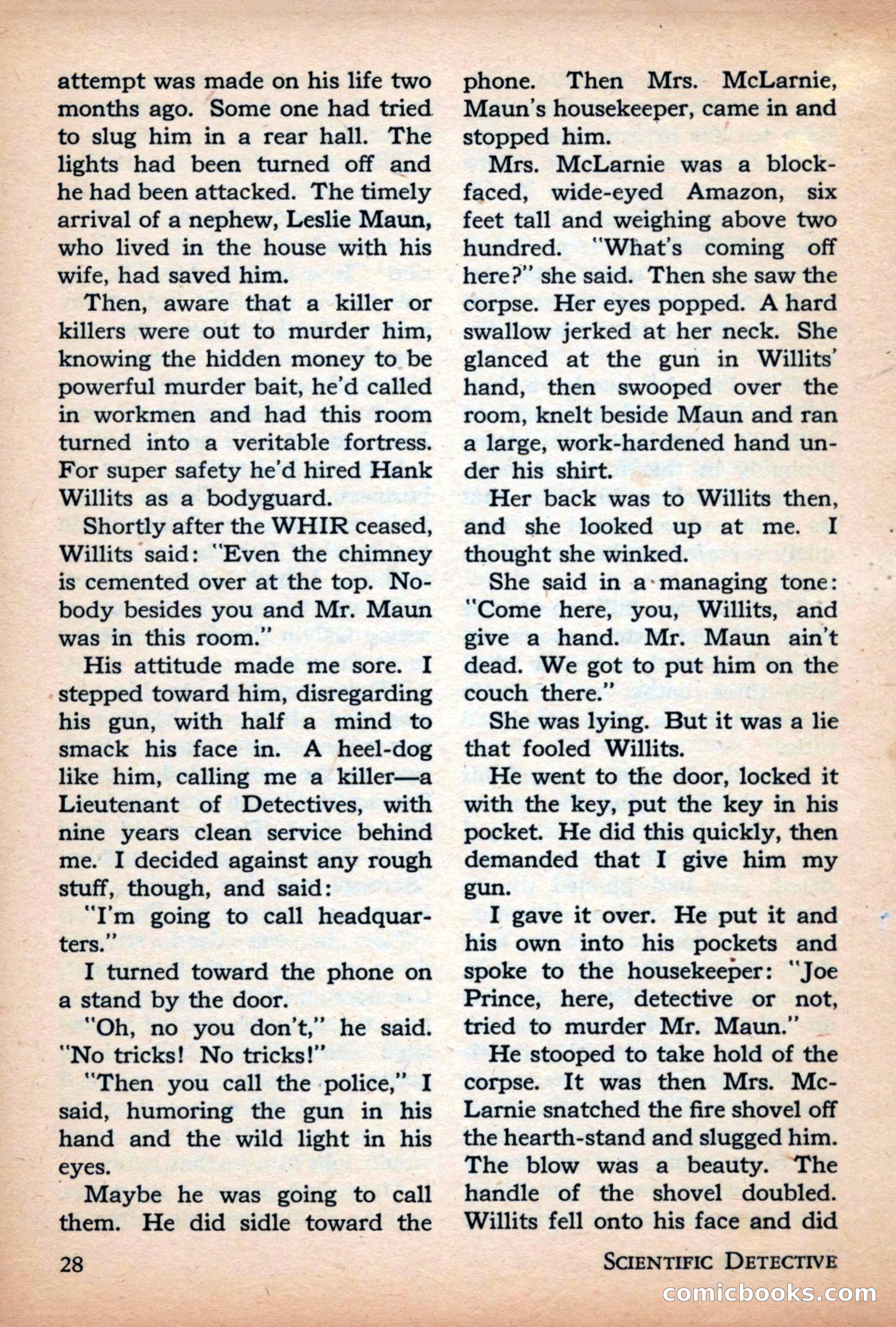 Scientific Detective, July 1946 — page 28 of 68