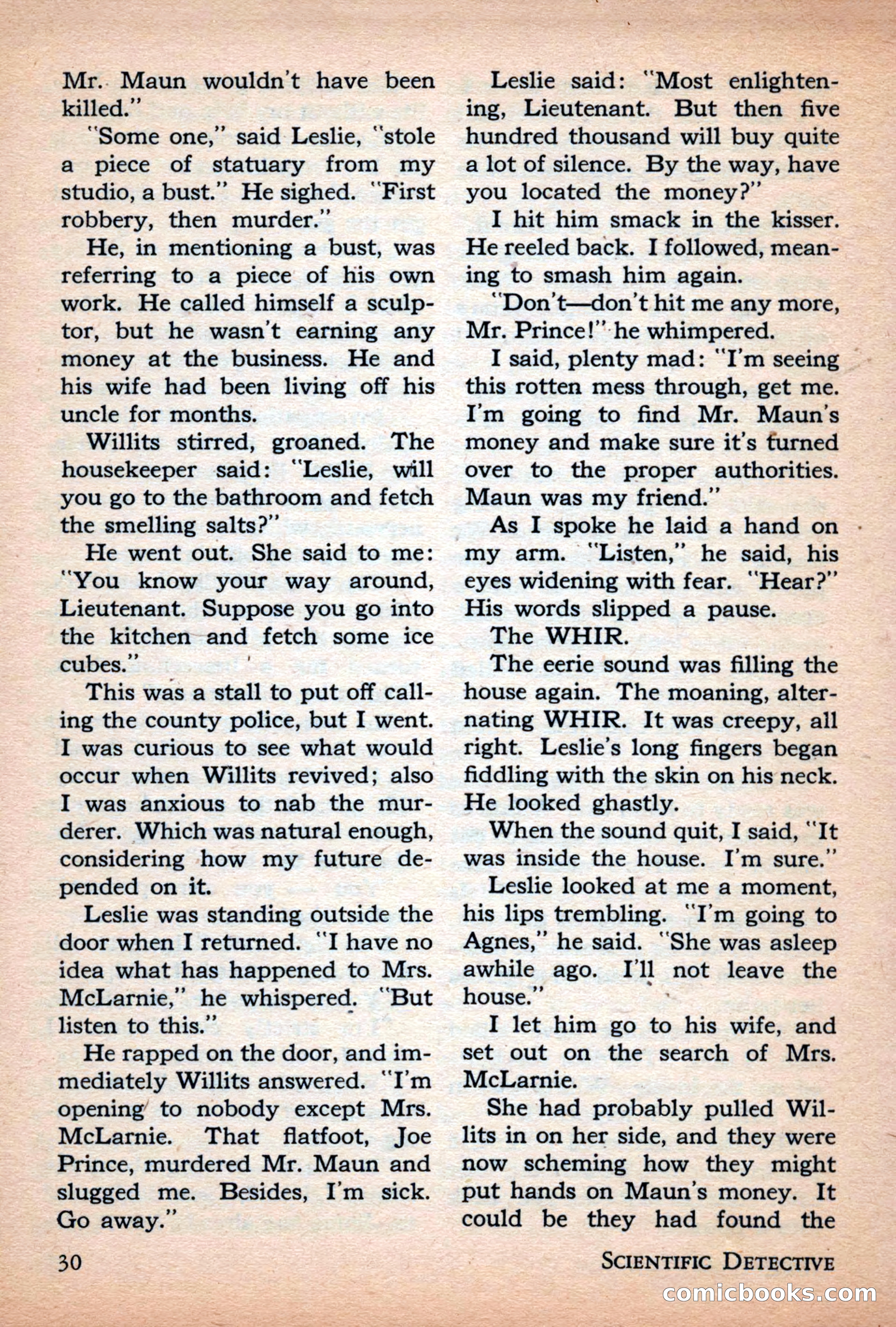 Scientific Detective, July 1946 — page 30 of 68