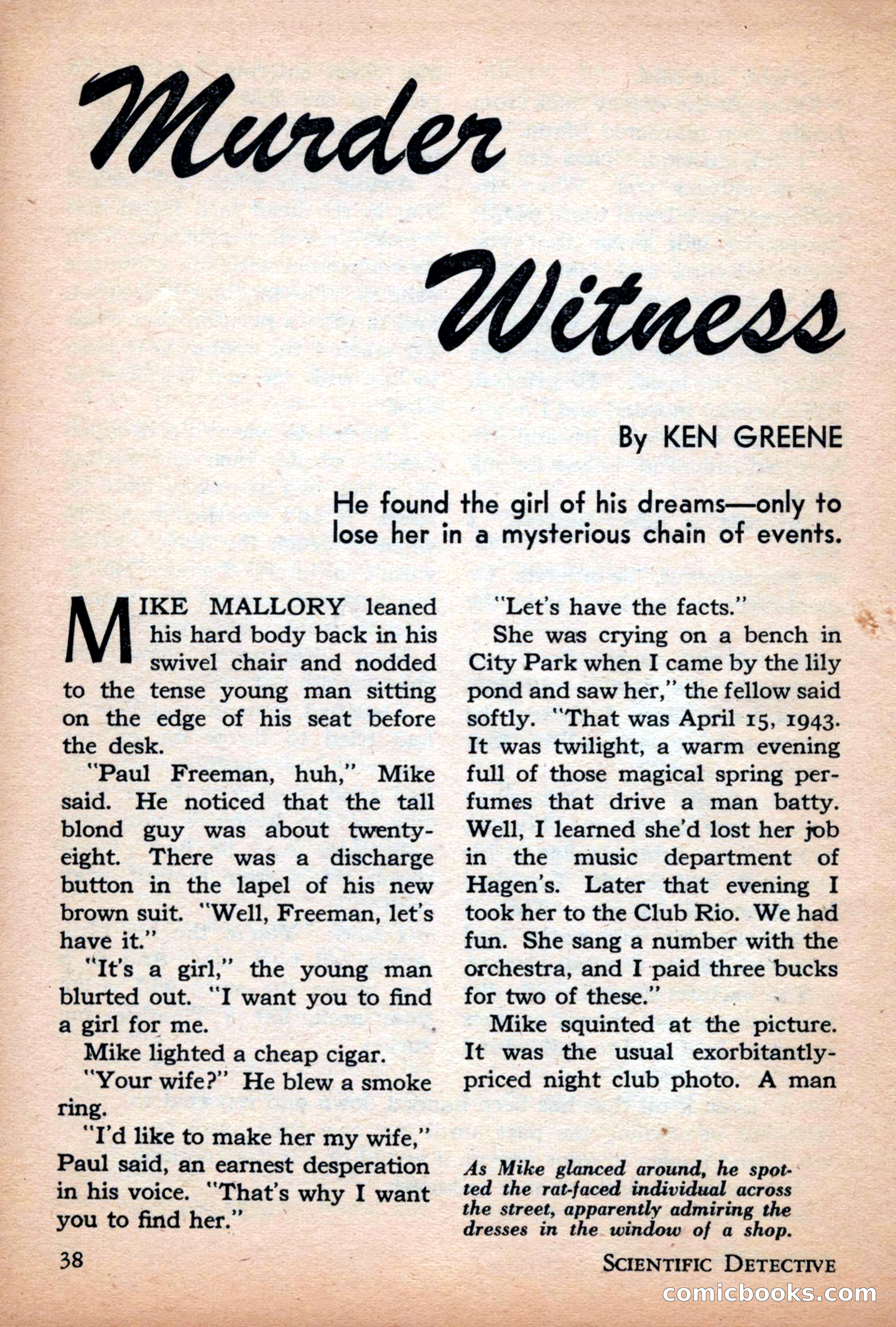 Scientific Detective, July 1946 — page 38 of 68