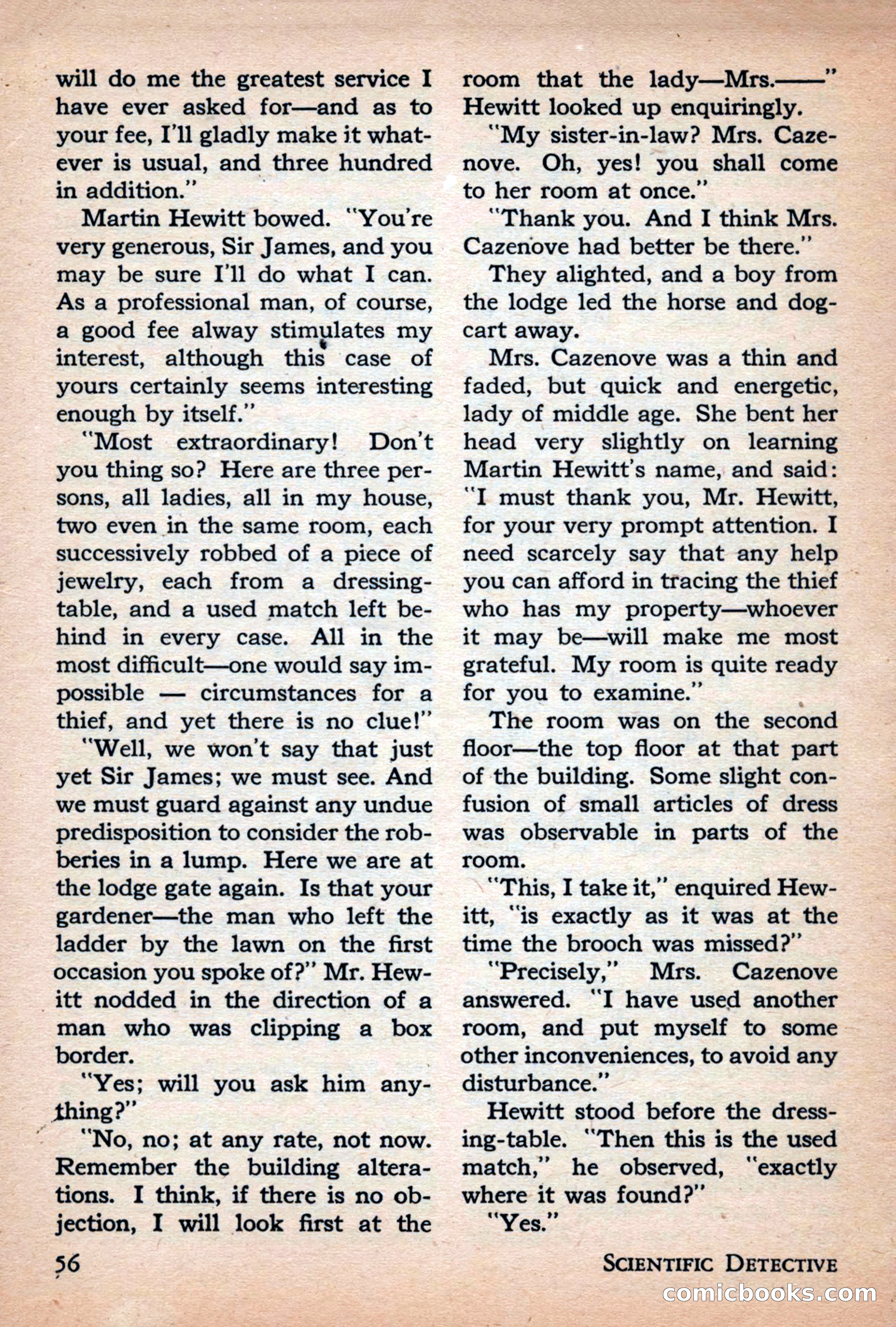 Scientific Detective, July 1946 — page 56 of 68