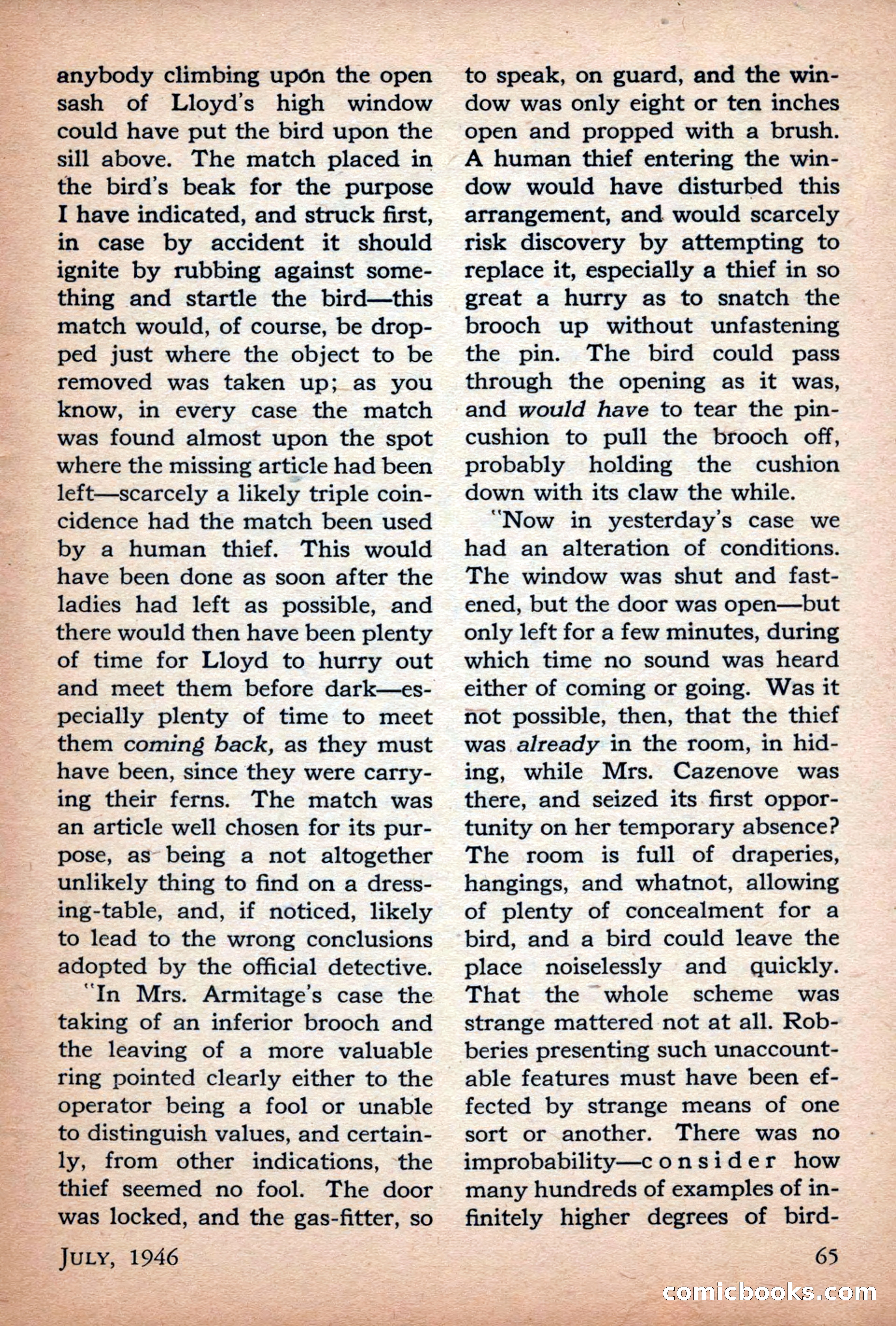 Scientific Detective, July 1946 — page 65 of 68