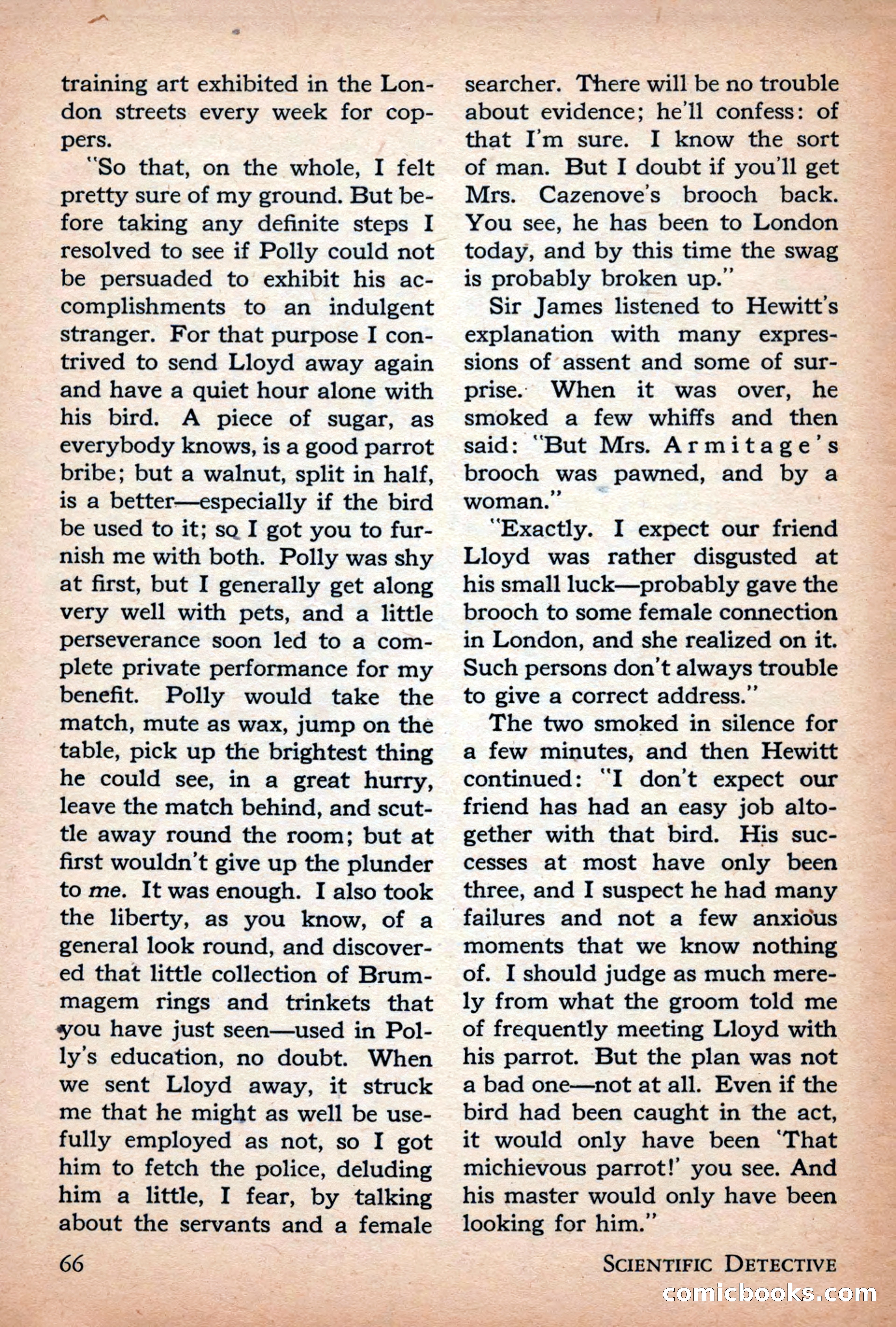 Scientific Detective, July 1946 — page 66 of 68