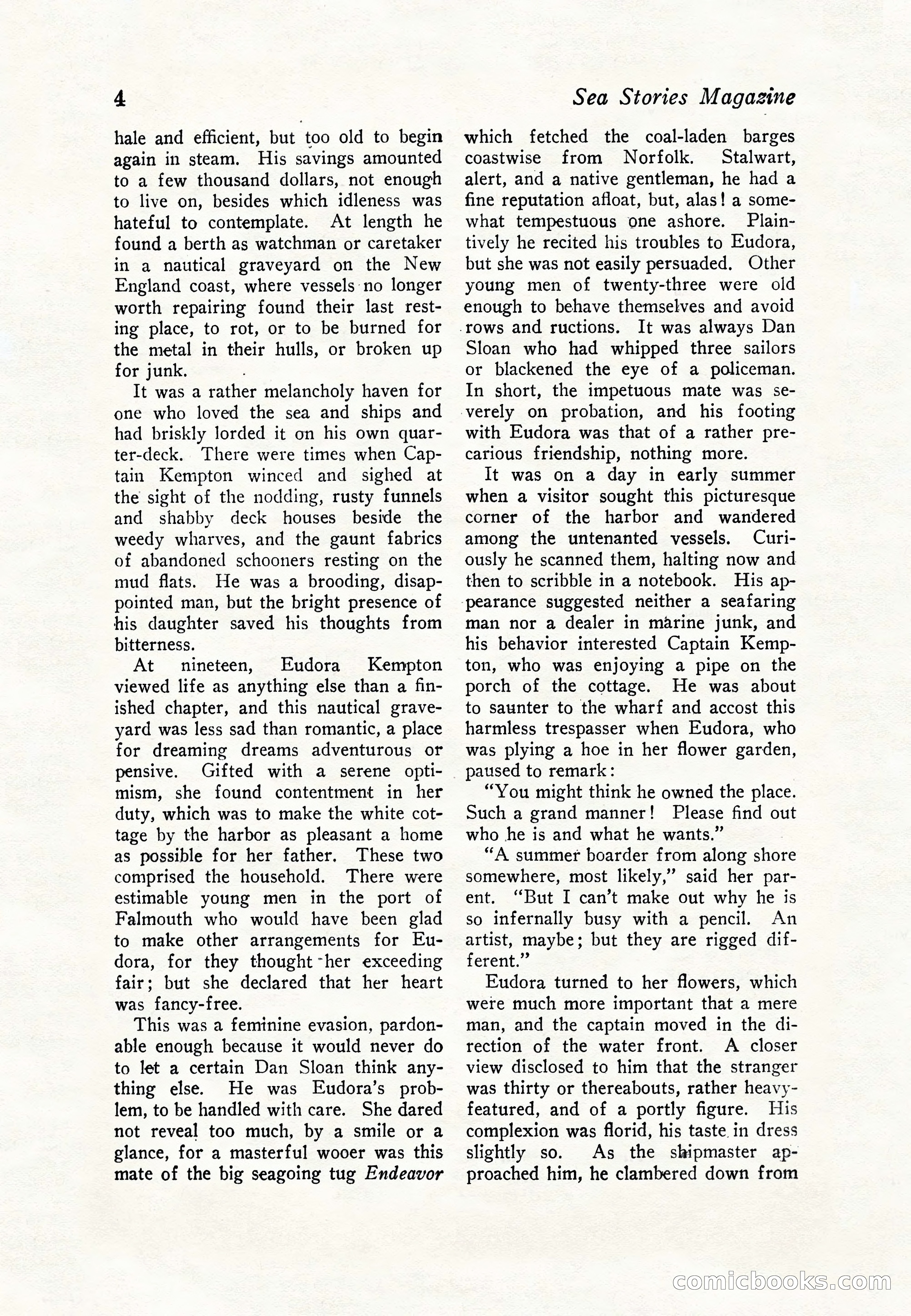 Sea Stories Magazine, January 5, 1923 — page 6 of 148