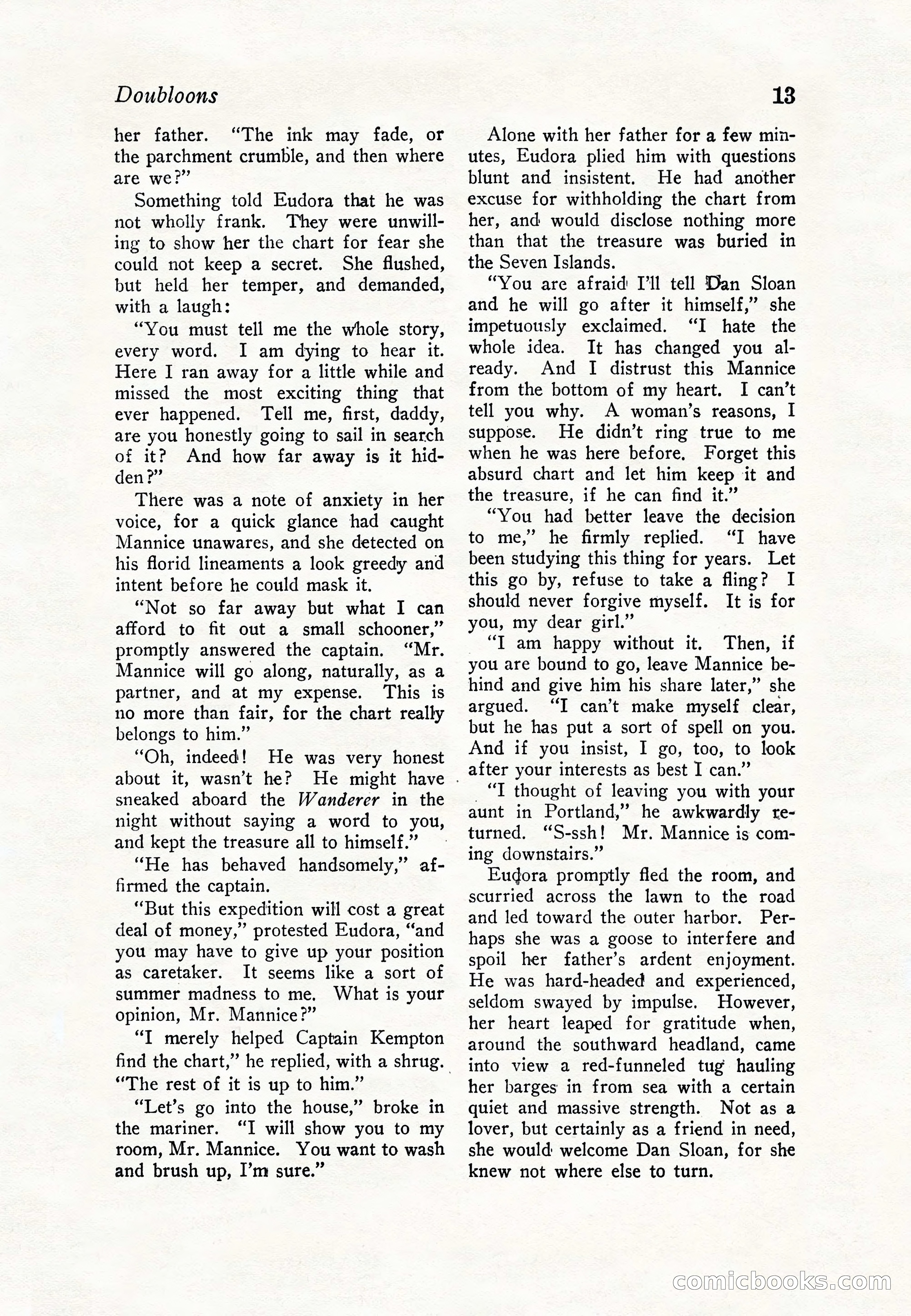 Sea Stories Magazine, January 5, 1923 — page 15 of 148