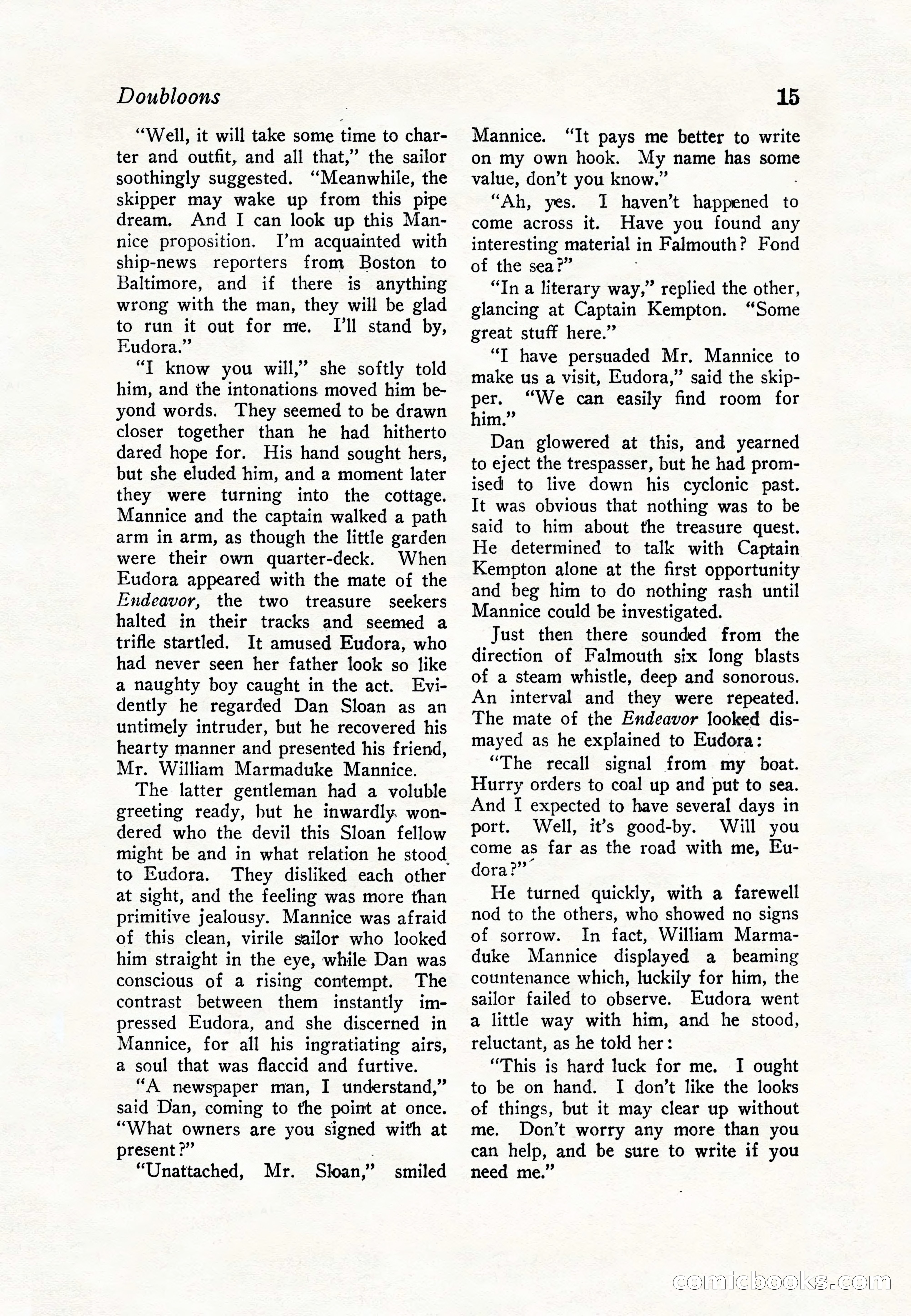 Sea Stories Magazine, January 5, 1923 — page 17 of 148