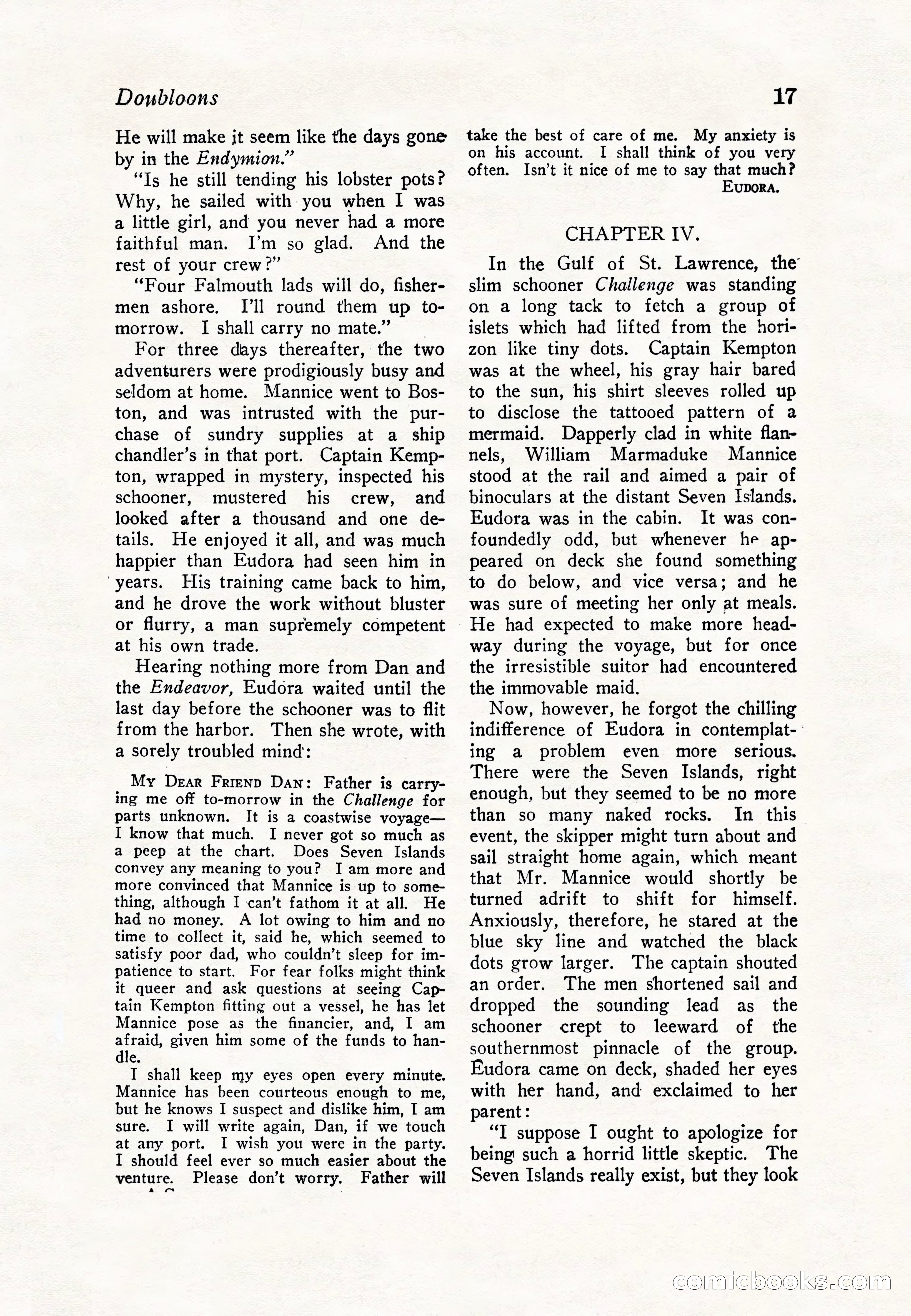 Sea Stories Magazine, January 5, 1923 — page 19 of 148