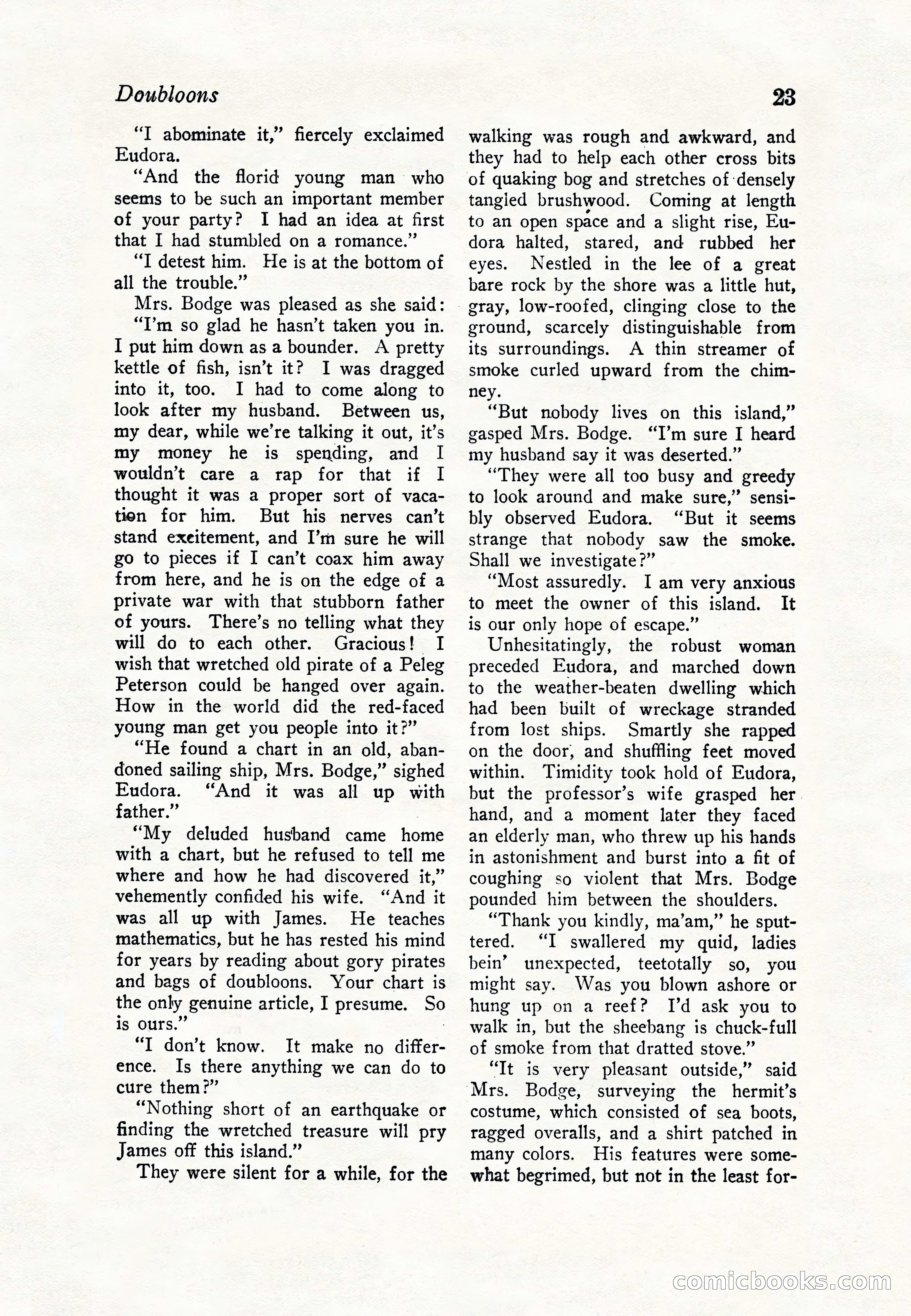 Sea Stories Magazine, January 5, 1923 — page 25 of 148