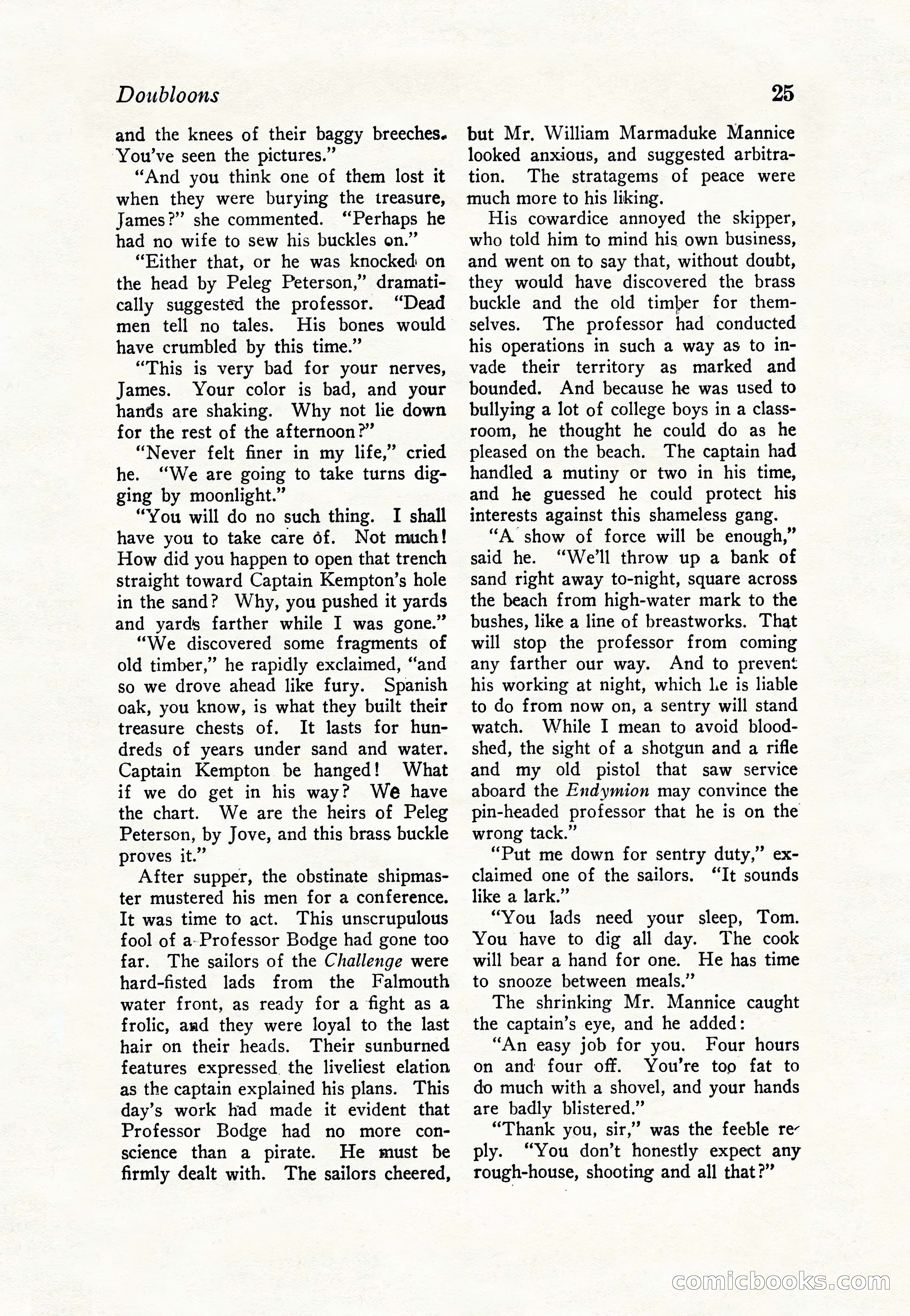 Sea Stories Magazine, January 5, 1923 — page 27 of 148