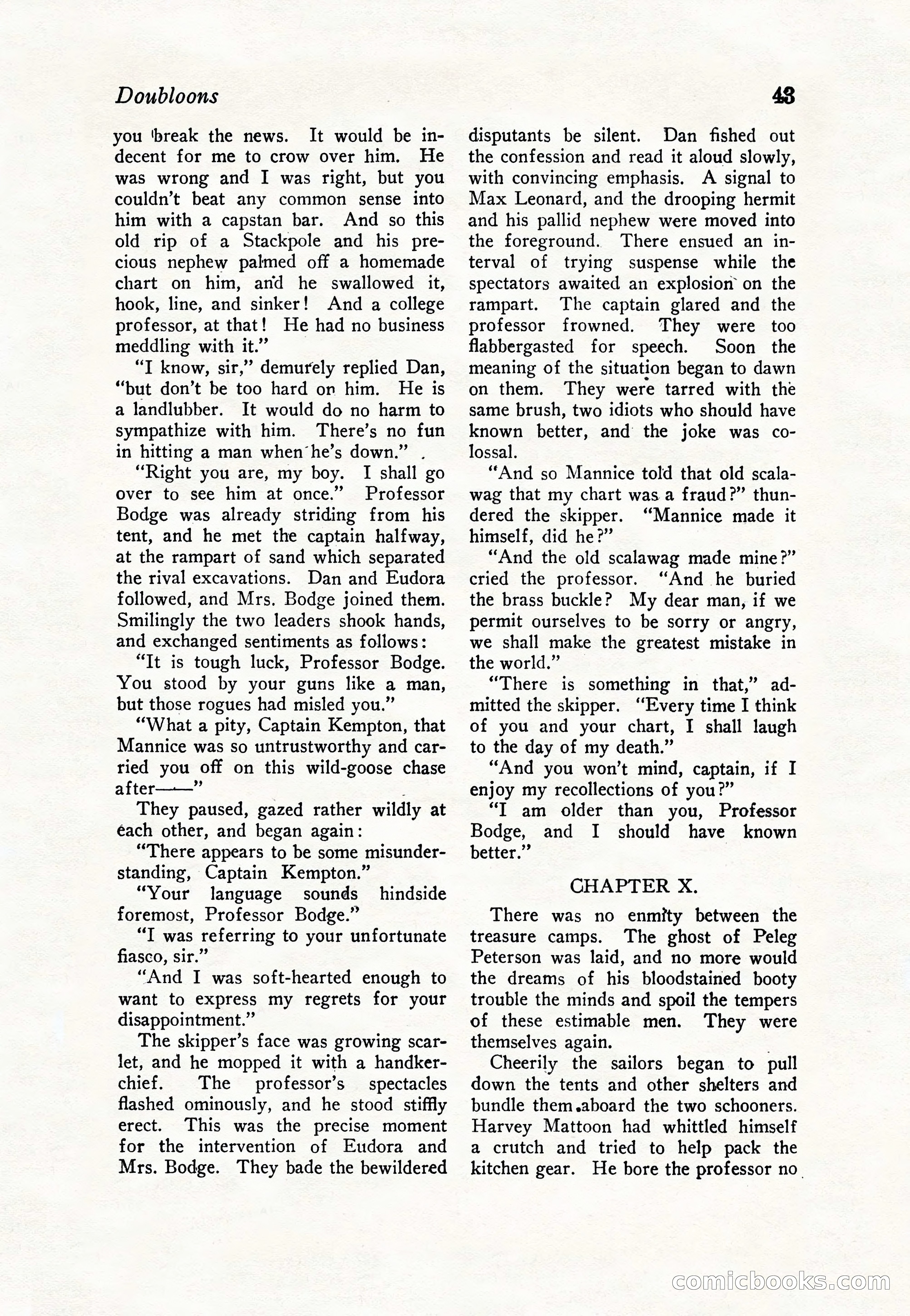 Sea Stories Magazine, January 5, 1923 — page 45 of 148