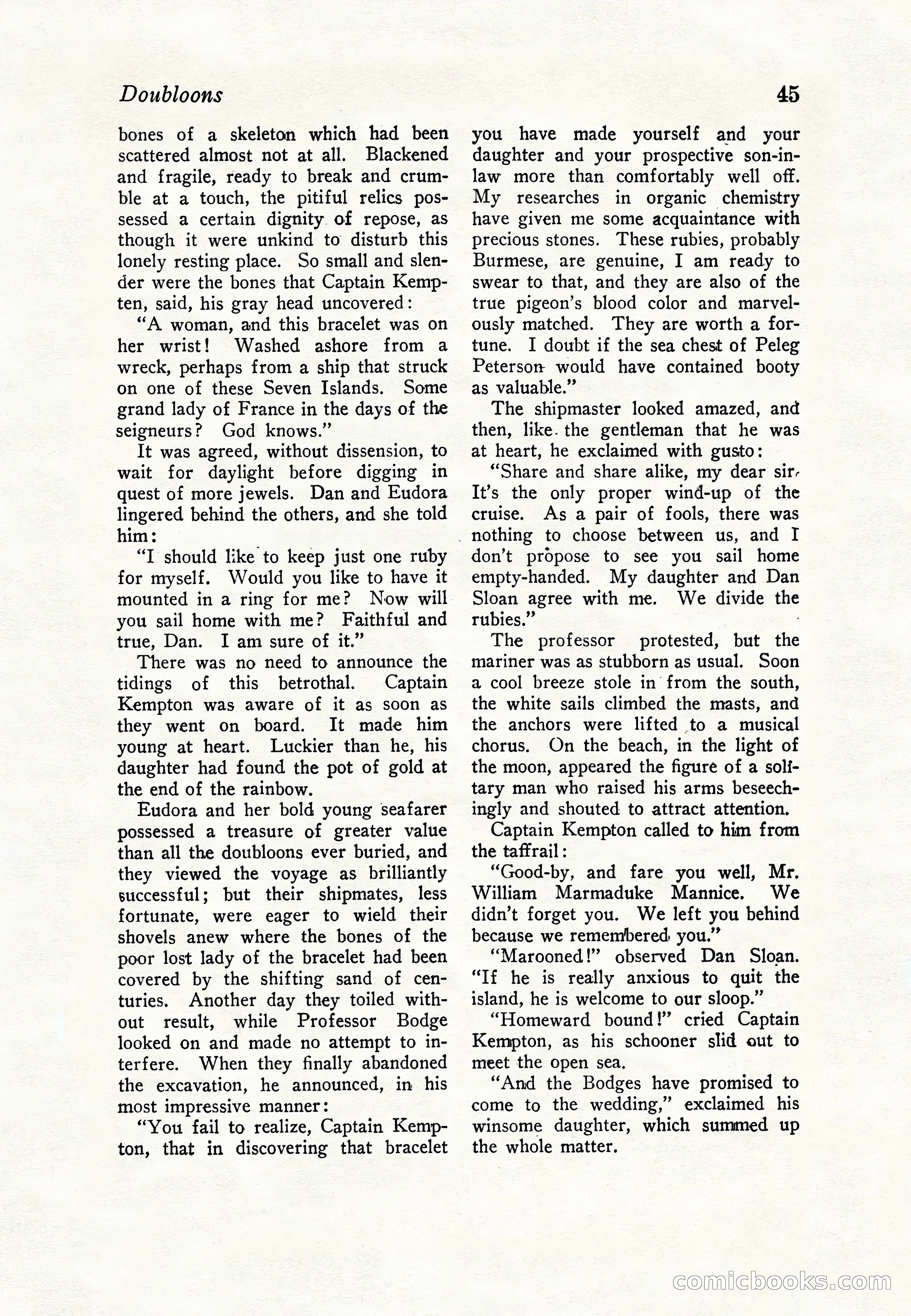 Sea Stories Magazine, January 5, 1923 — page 47 of 148