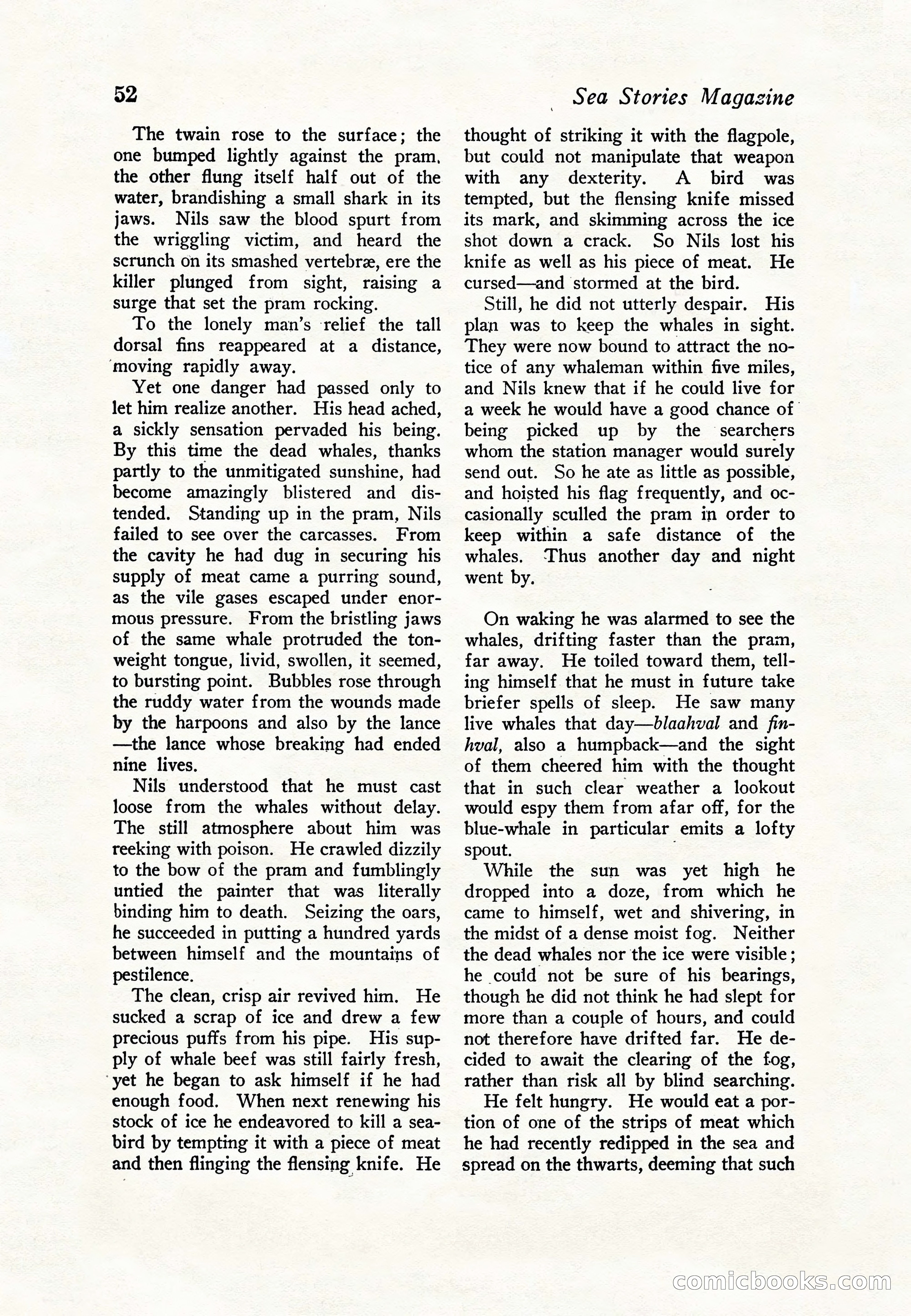Sea Stories Magazine, January 5, 1923 — page 54 of 148