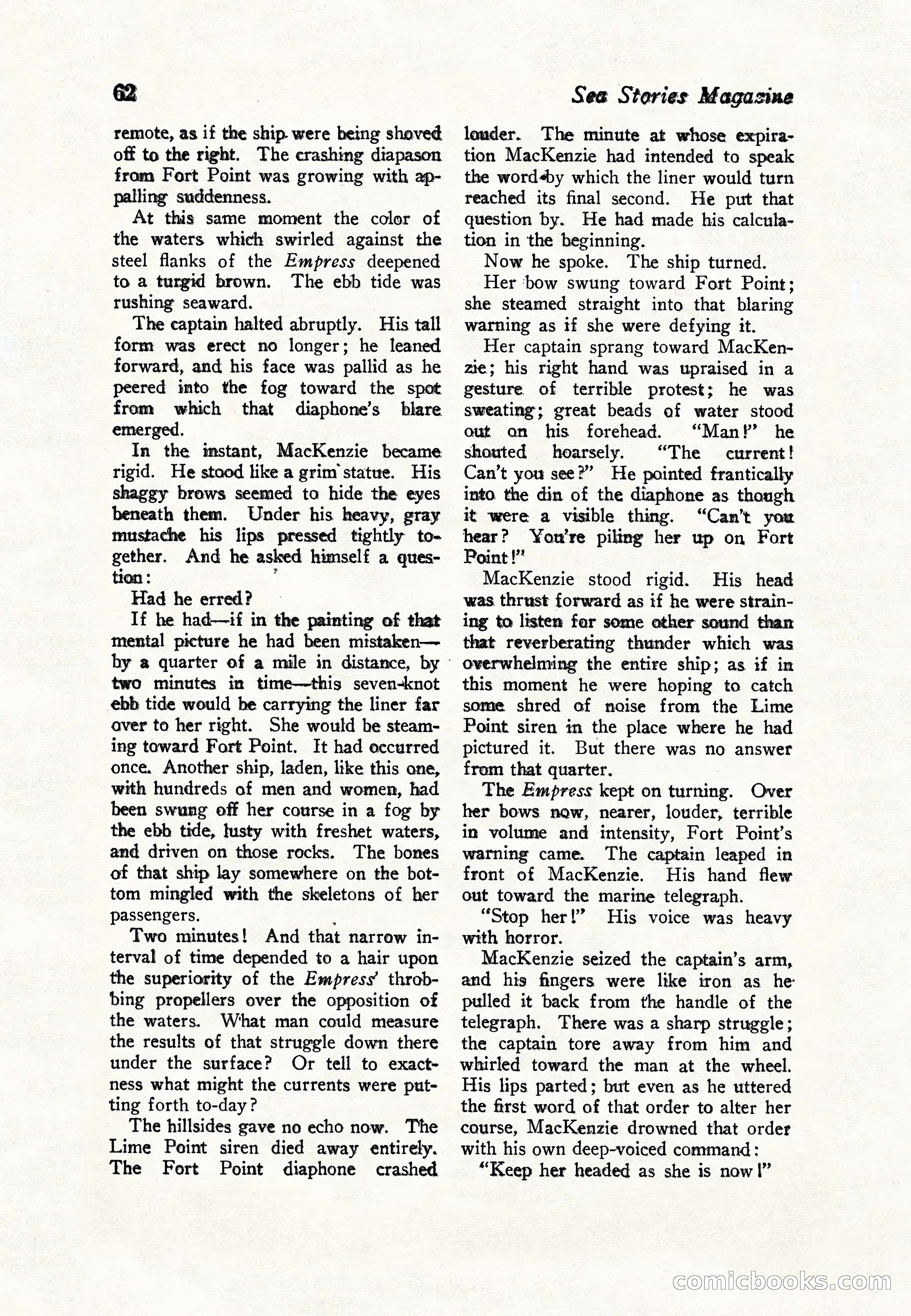 Sea Stories Magazine, January 5, 1923 — page 64 of 148