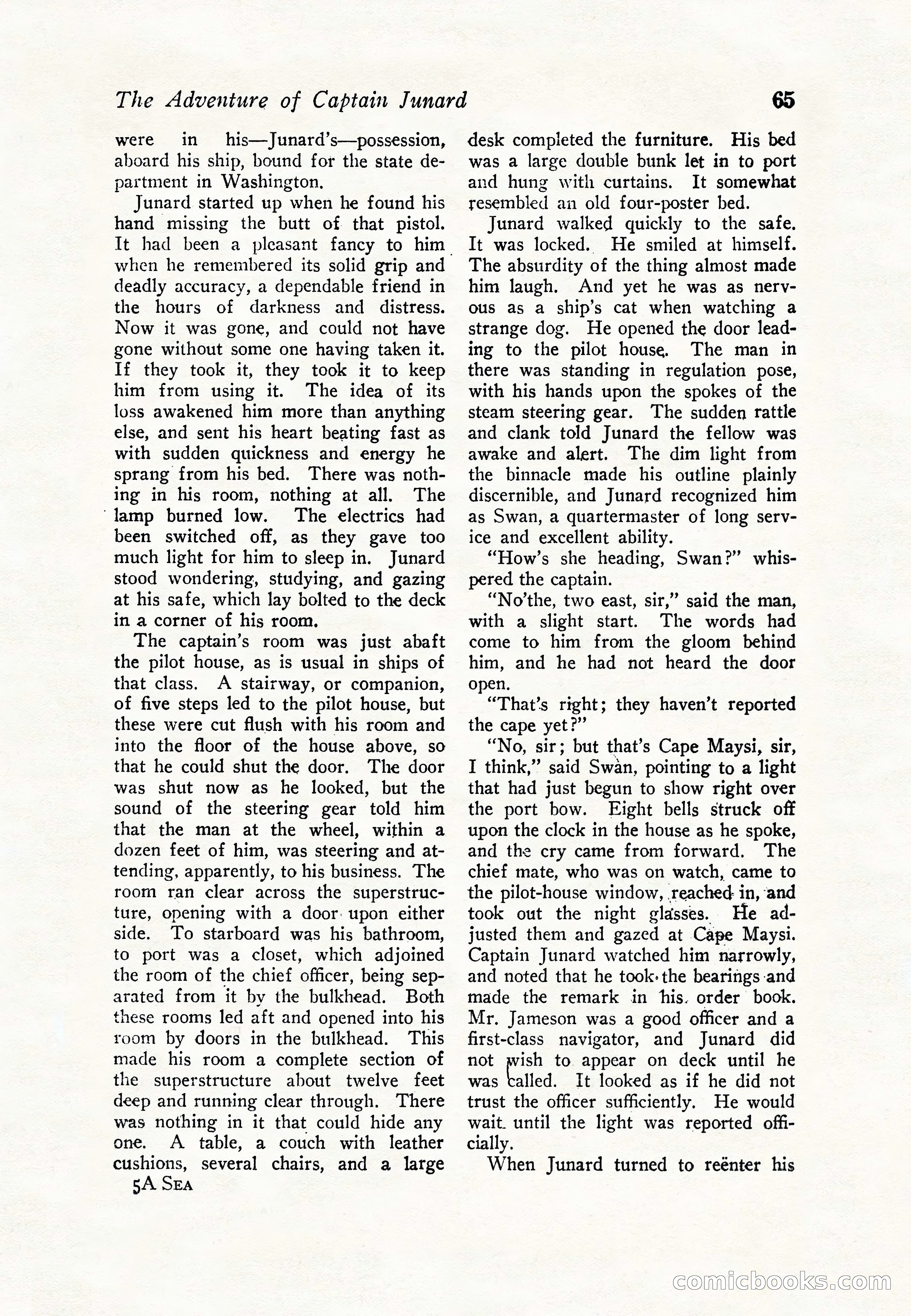 Sea Stories Magazine, January 5, 1923 — page 67 of 148