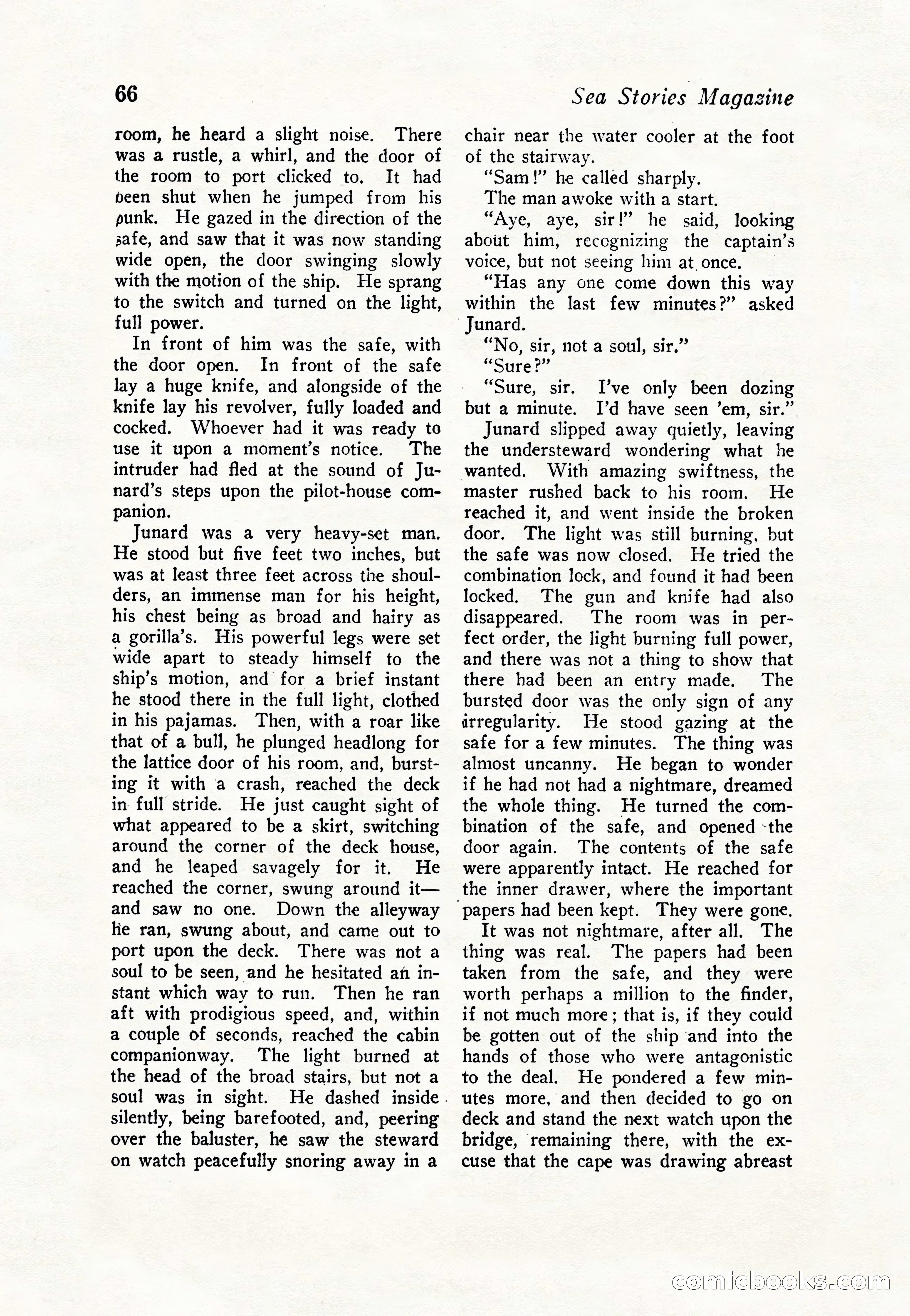Sea Stories Magazine, January 5, 1923 — page 68 of 148
