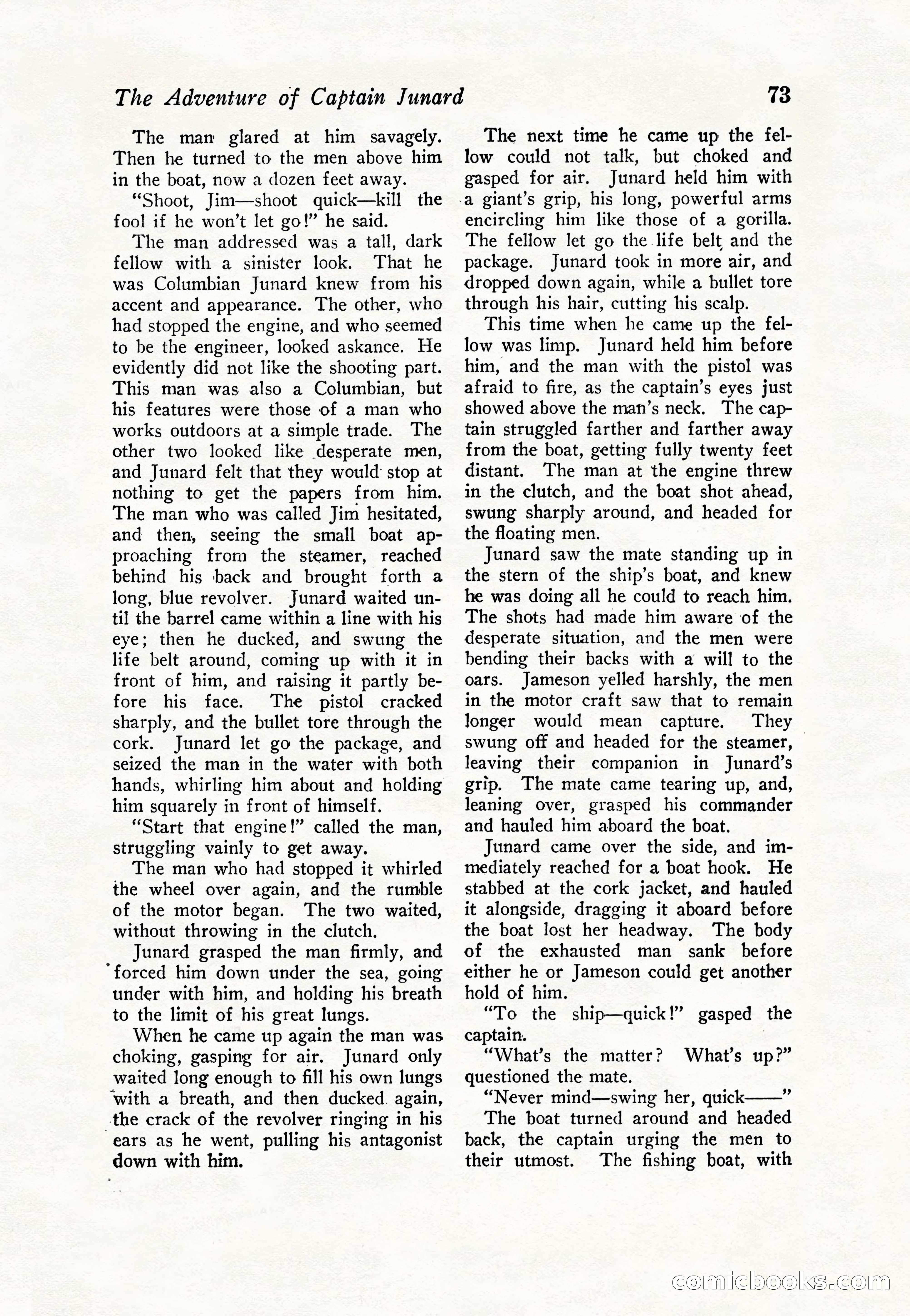 Sea Stories Magazine, January 5, 1923 — page 75 of 148
