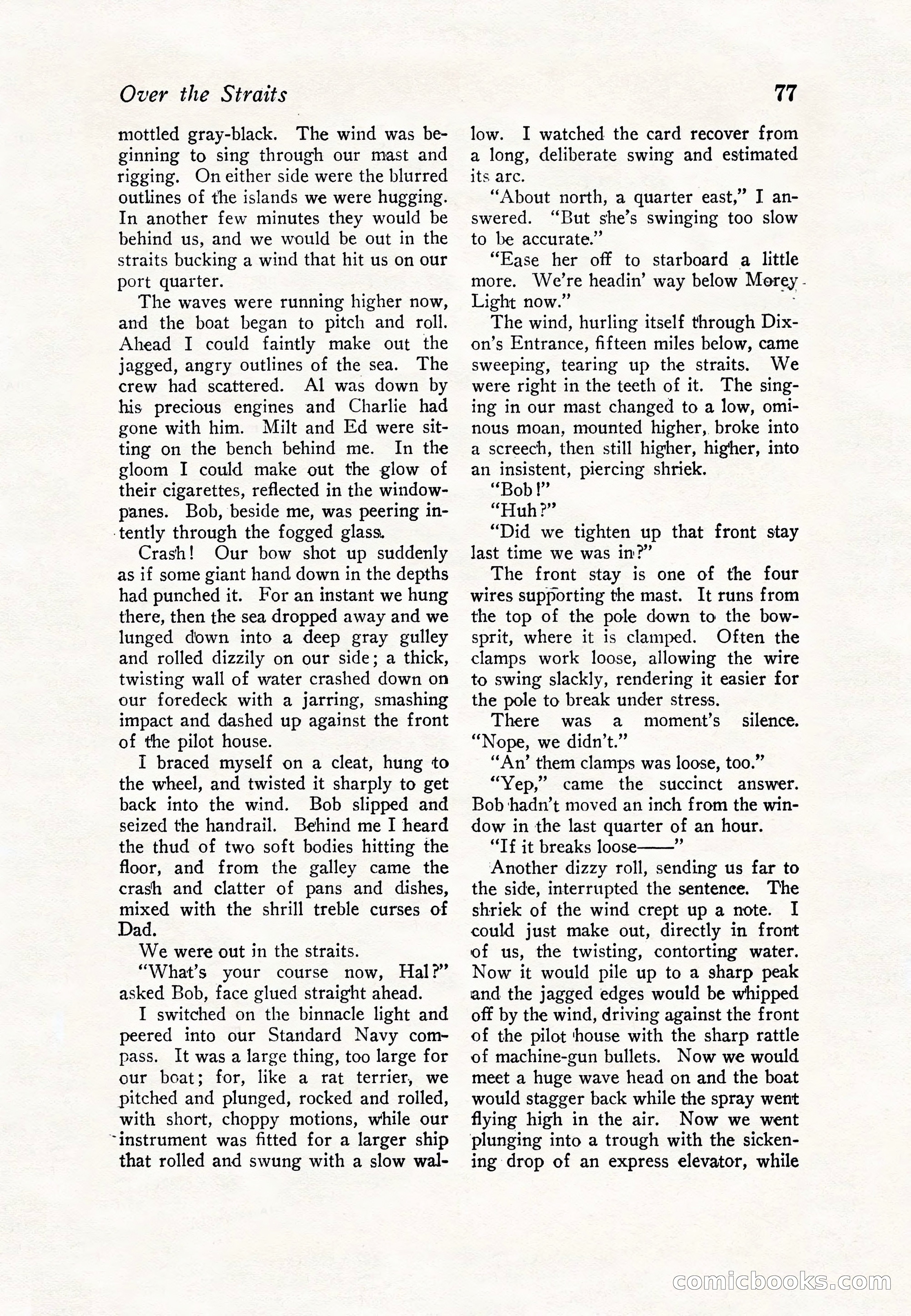 Sea Stories Magazine, January 5, 1923 — page 79 of 148