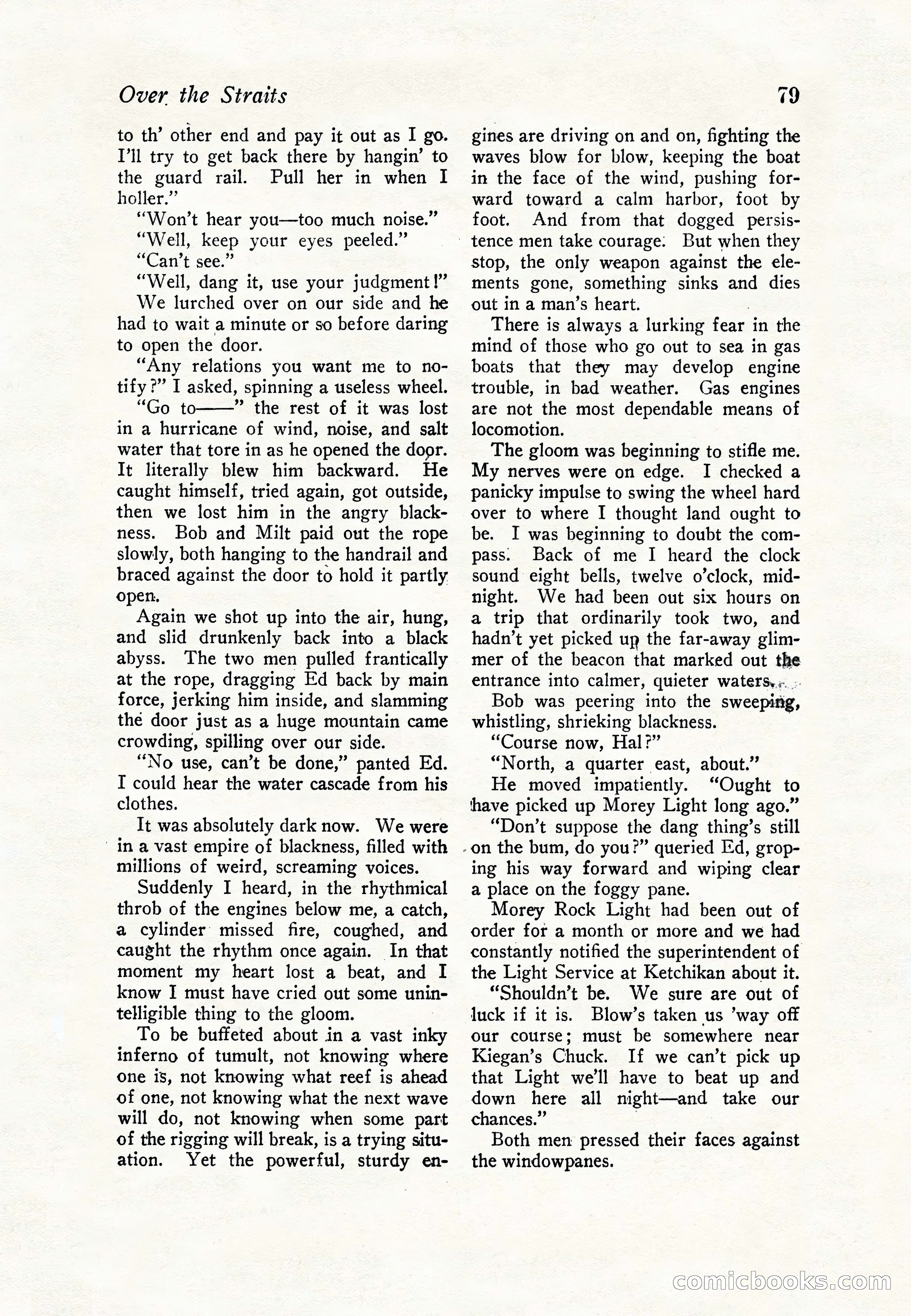 Sea Stories Magazine, January 5, 1923 — page 81 of 148