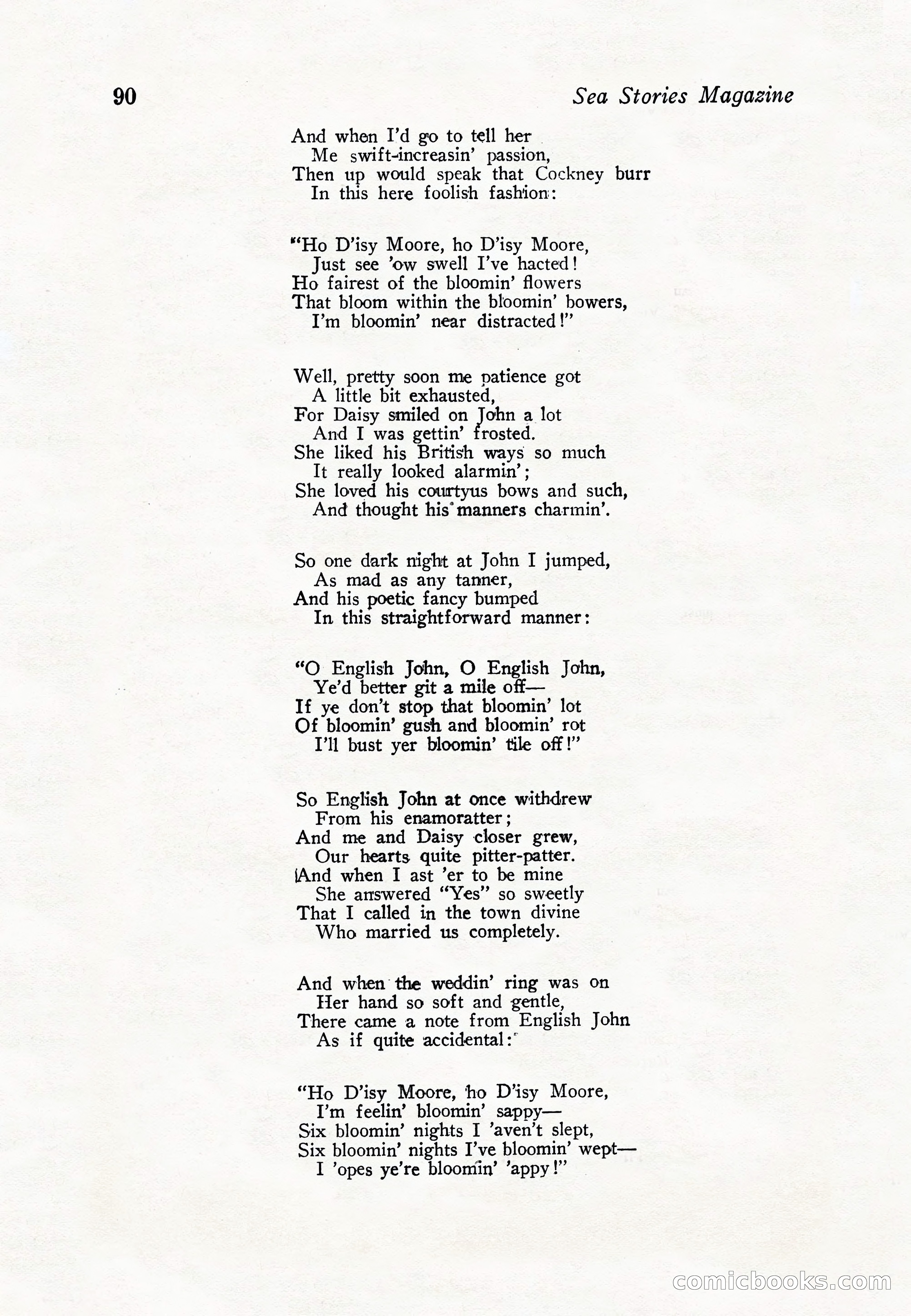Sea Stories Magazine, January 5, 1923 — page 92 of 148