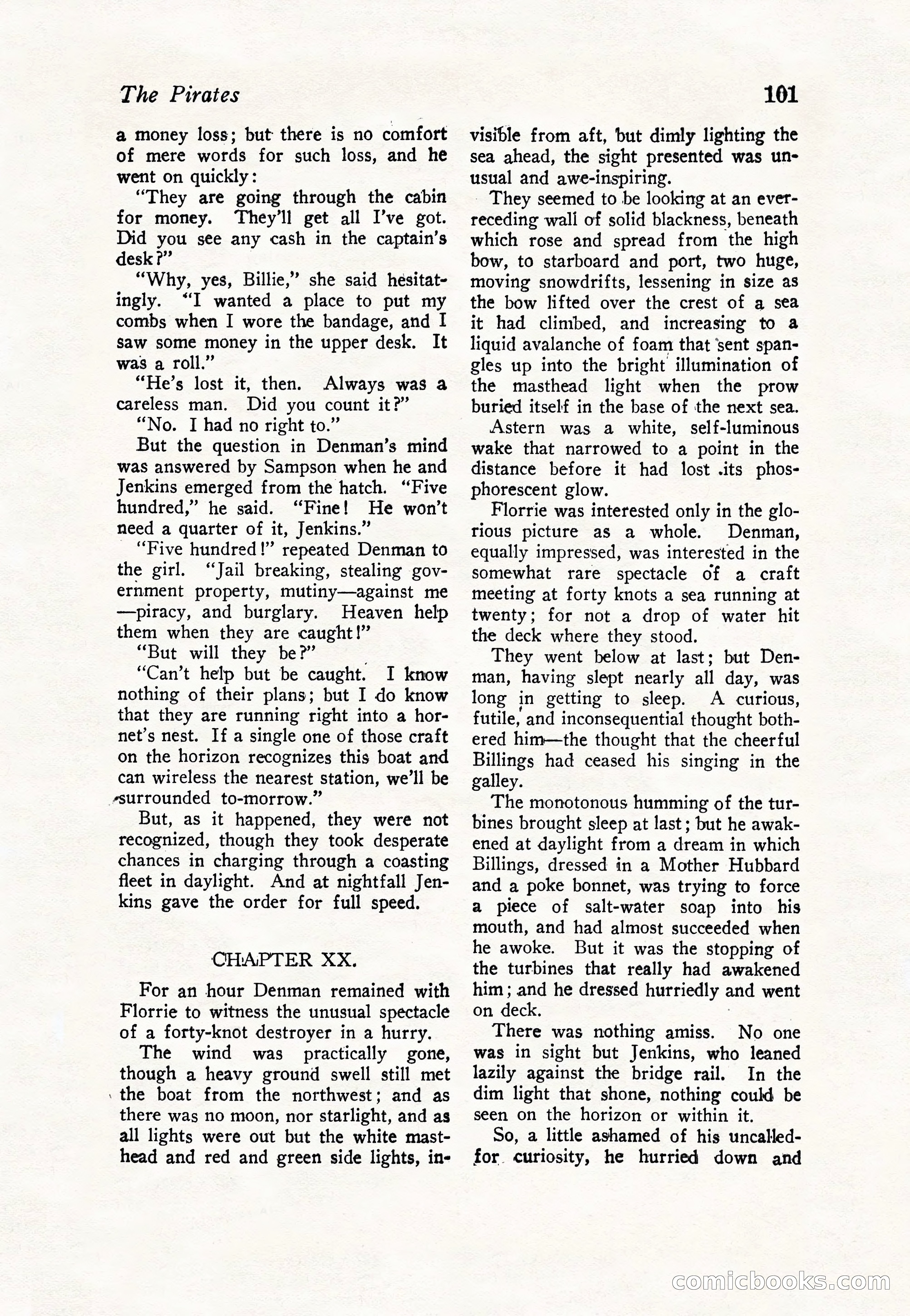 Sea Stories Magazine, January 5, 1923 — page 103 of 148