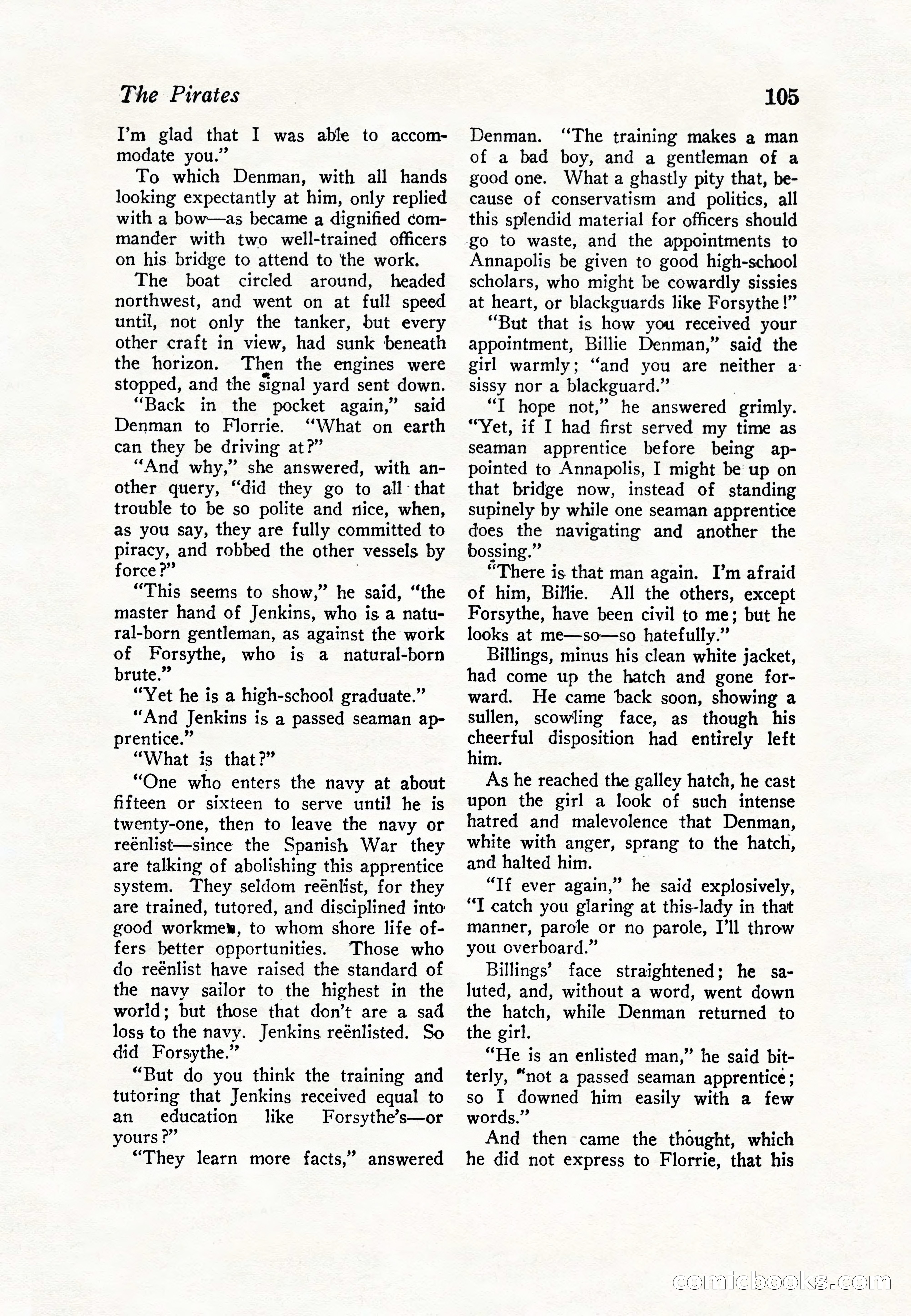 Sea Stories Magazine, January 5, 1923 — page 107 of 148