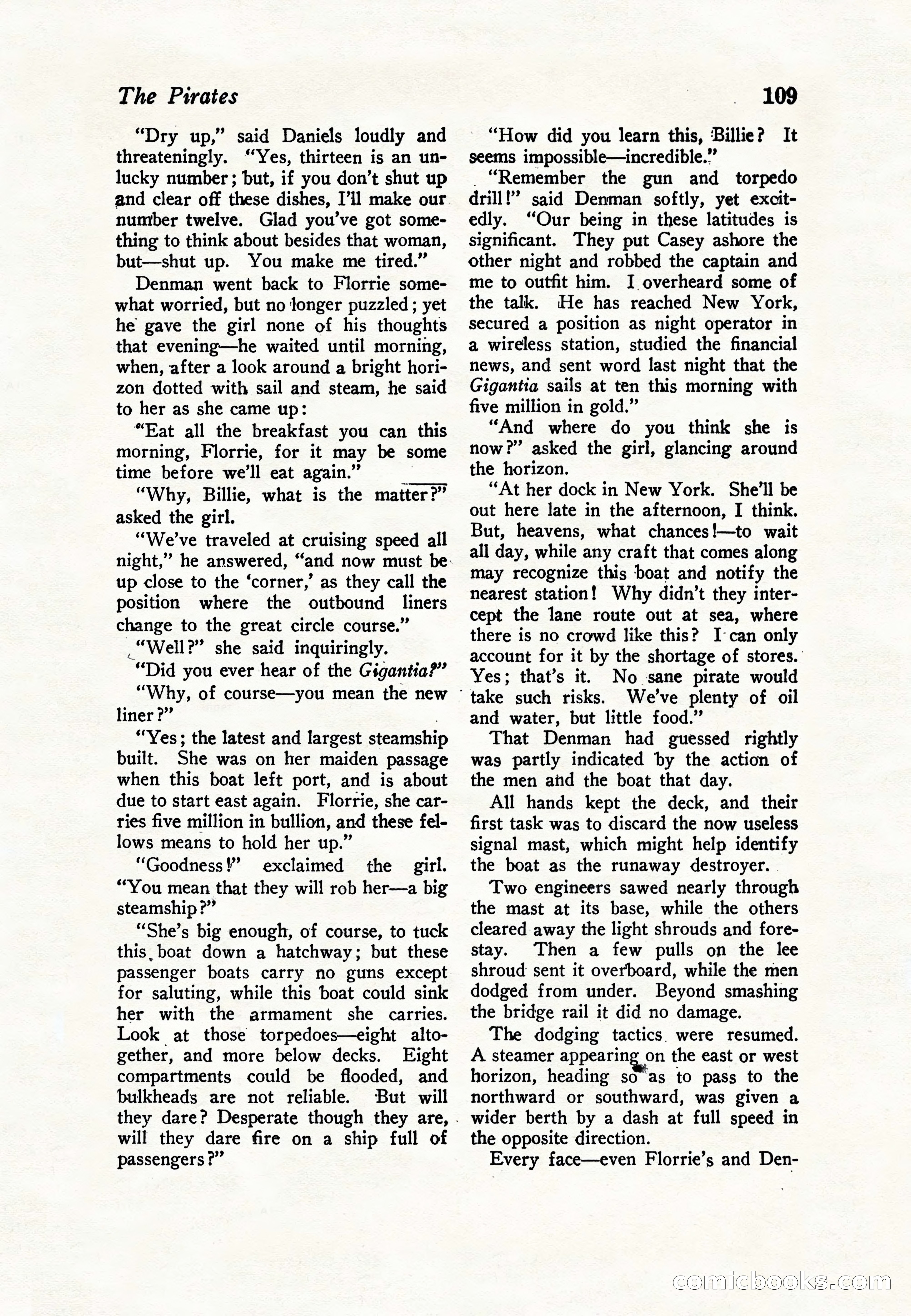Sea Stories Magazine, January 5, 1923 — page 111 of 148
