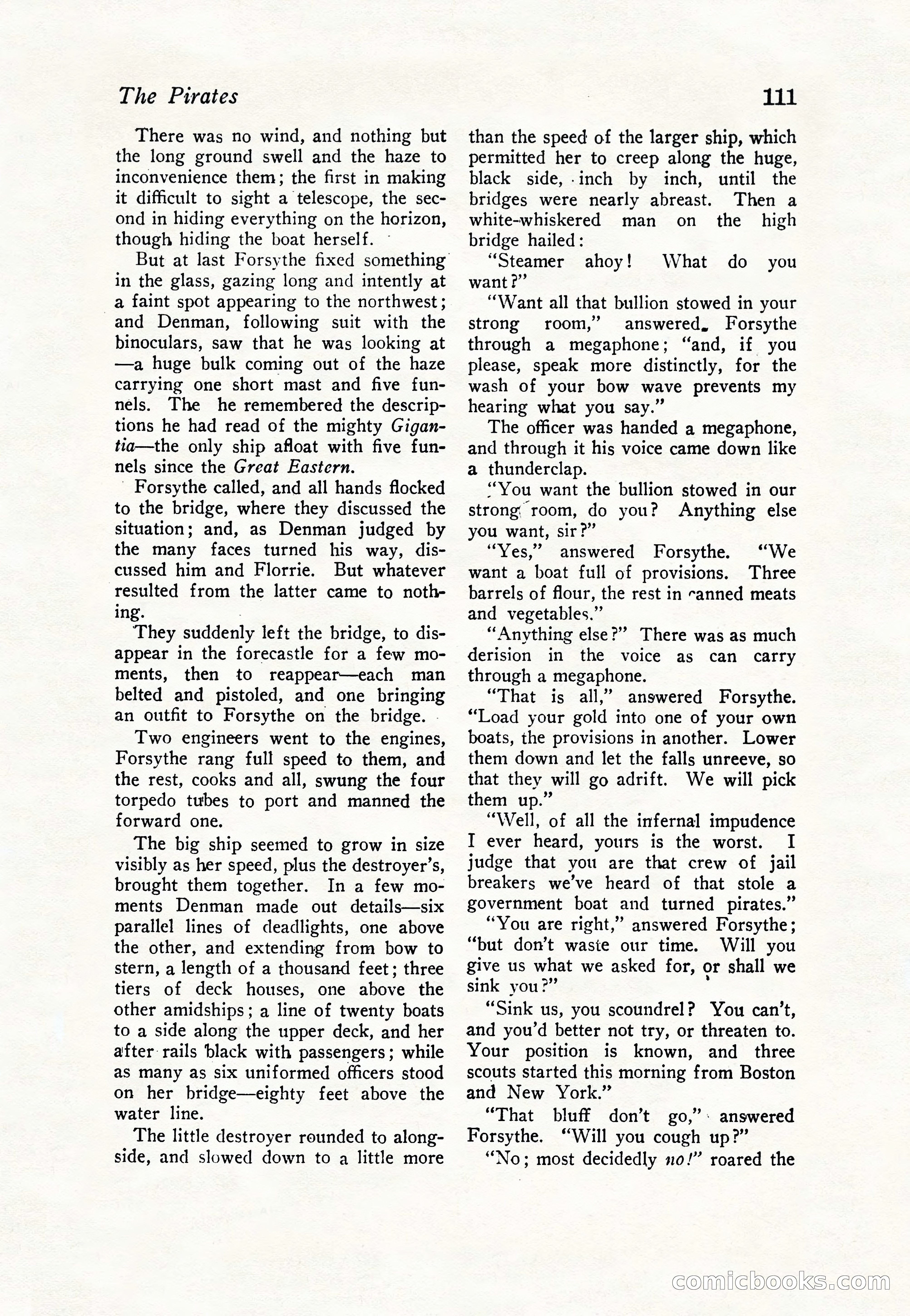 Sea Stories Magazine, January 5, 1923 — page 113 of 148