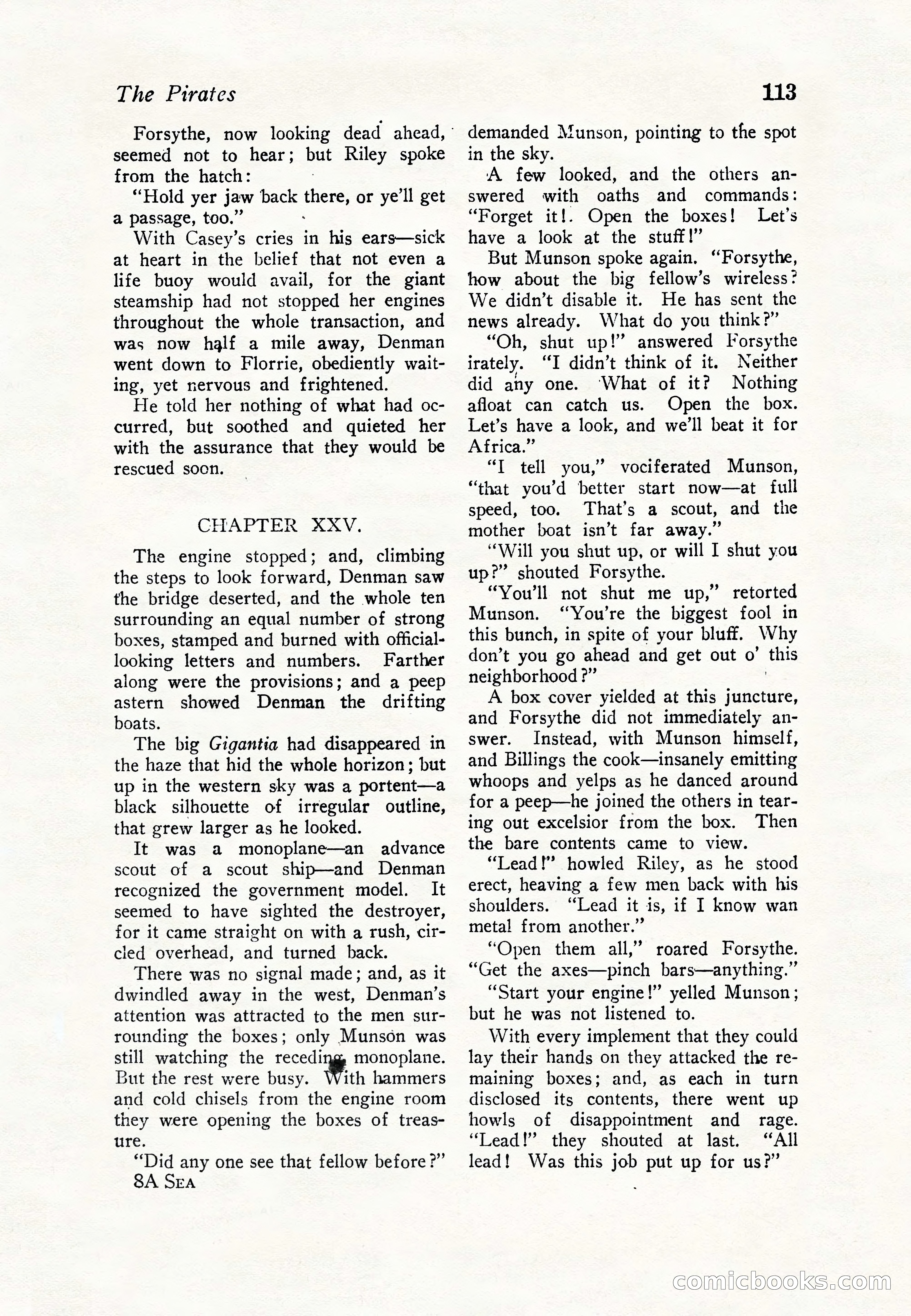 Sea Stories Magazine, January 5, 1923 — page 115 of 148