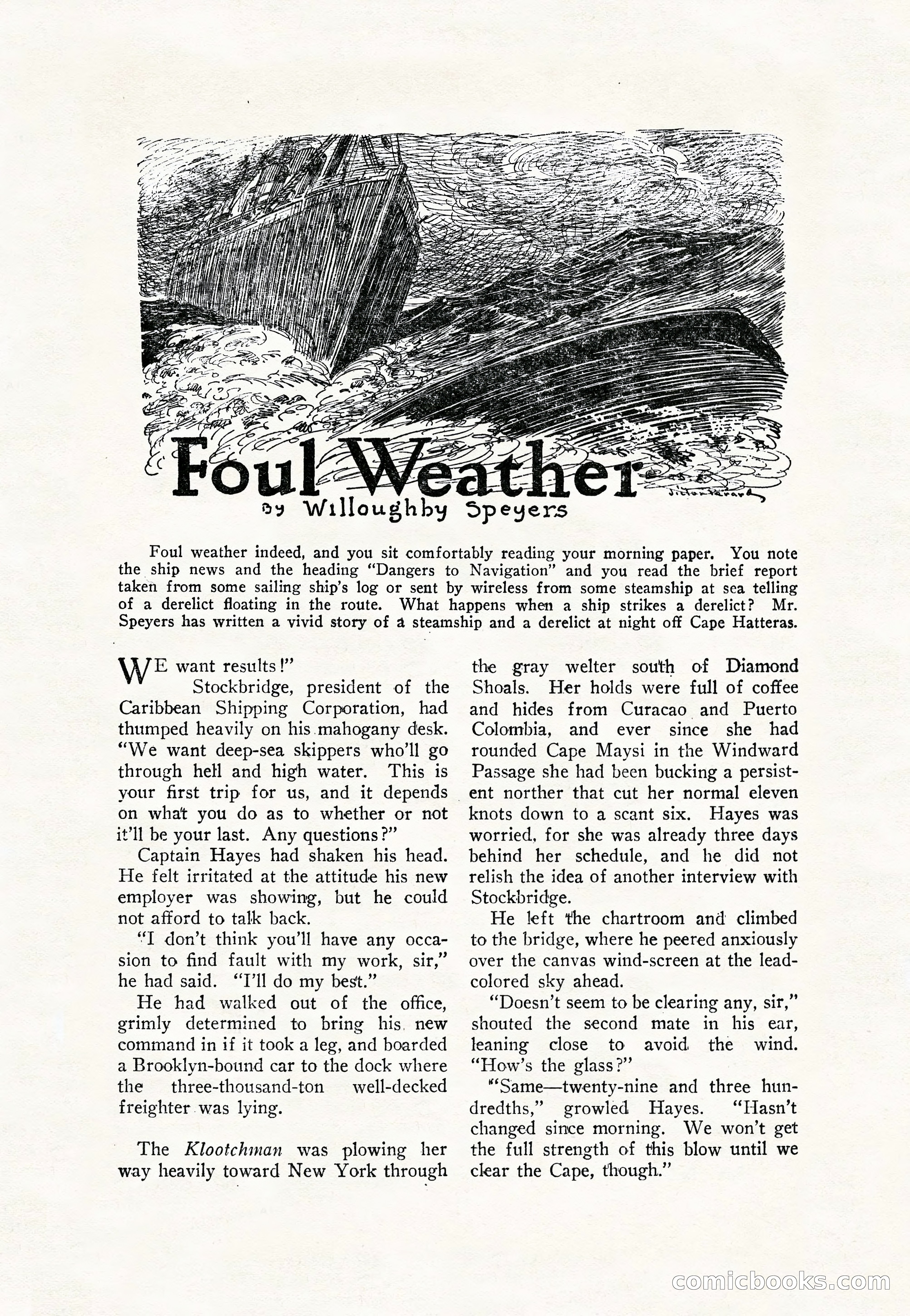Sea Stories Magazine, January 5, 1923 — page 119 of 148