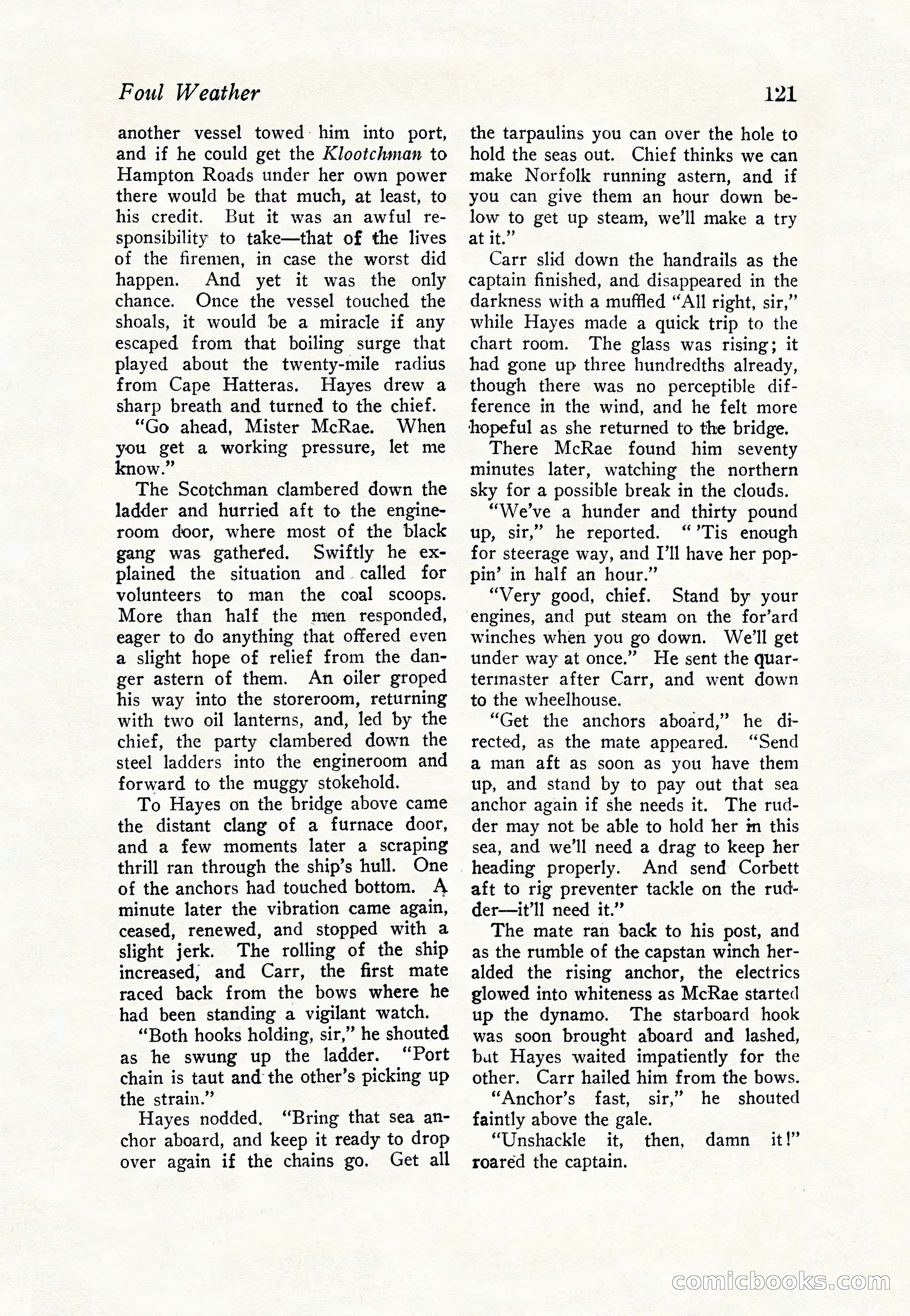 Sea Stories Magazine, January 5, 1923 — page 123 of 148