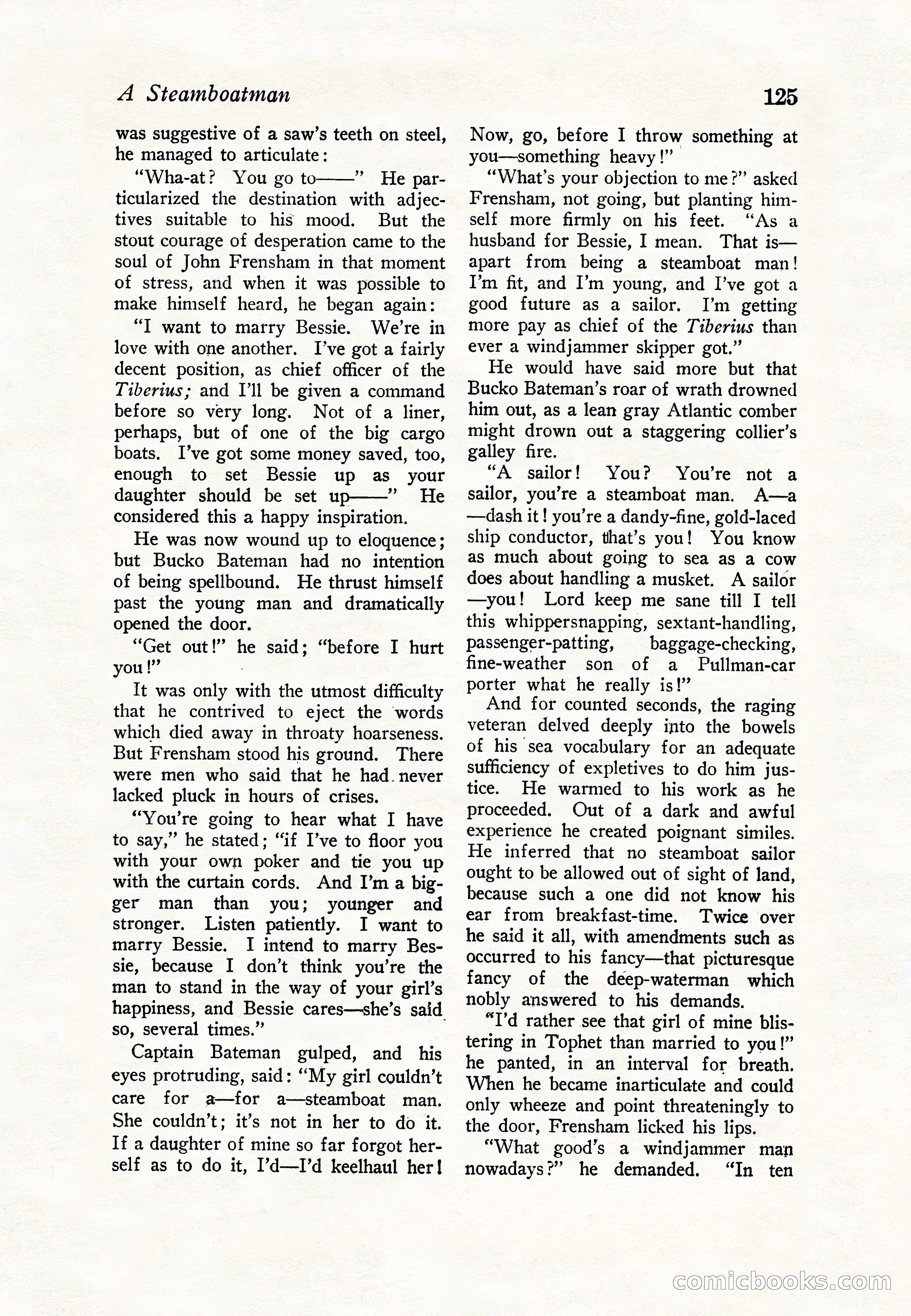 Sea Stories Magazine, January 5, 1923 — page 127 of 148