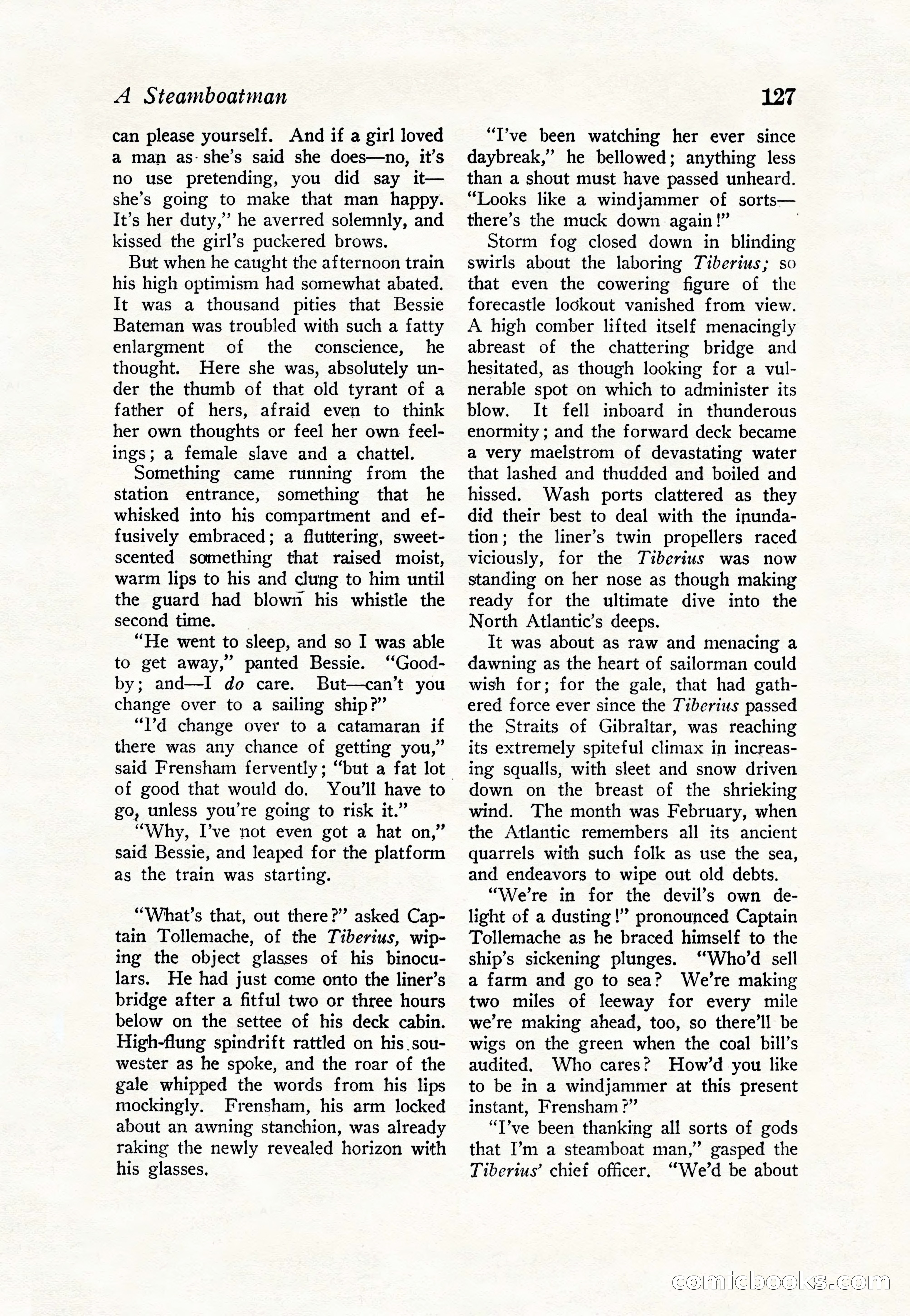 Sea Stories Magazine, January 5, 1923 — page 129 of 148