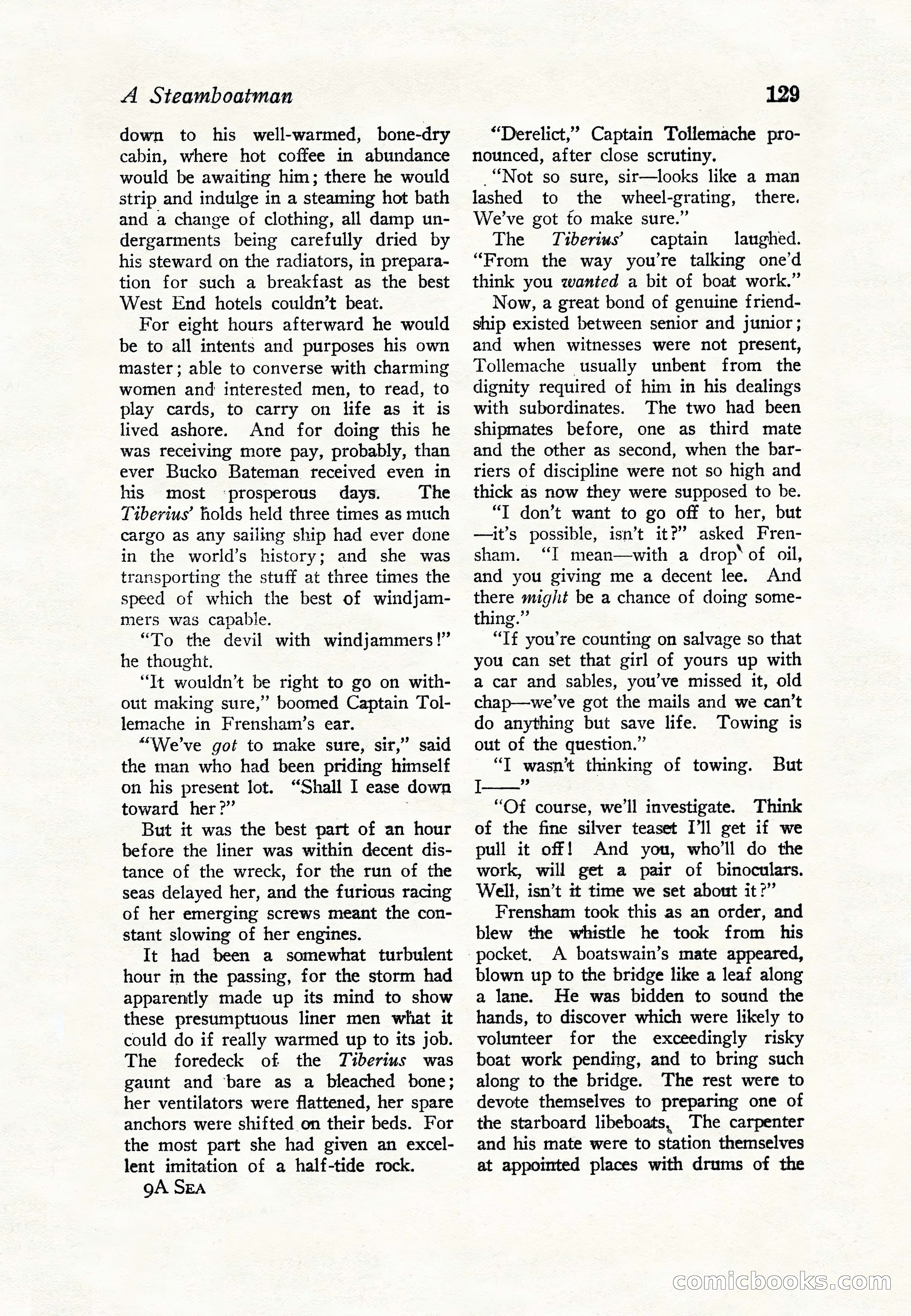 Sea Stories Magazine, January 5, 1923 — page 131 of 148