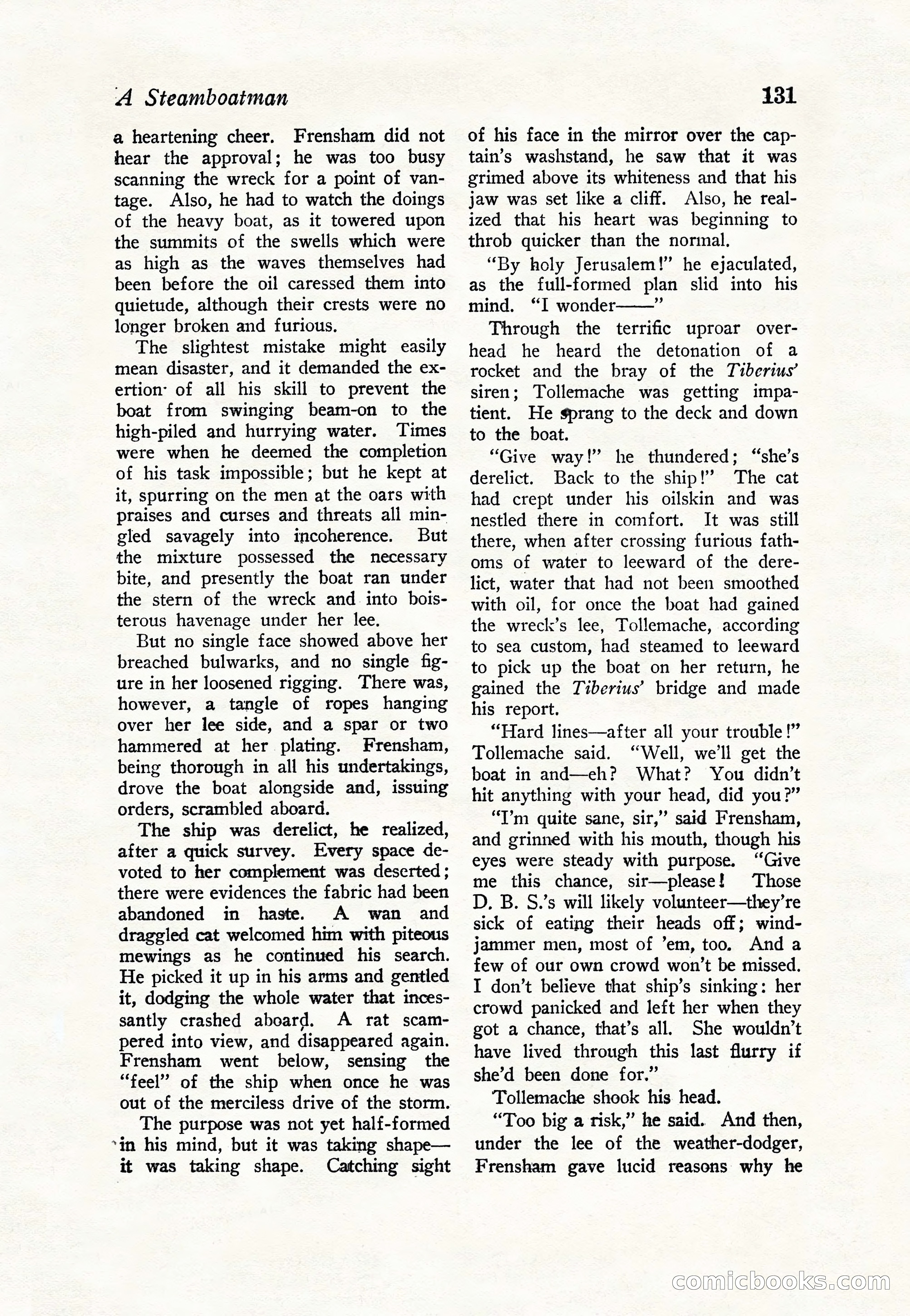 Sea Stories Magazine, January 5, 1923 — page 133 of 148