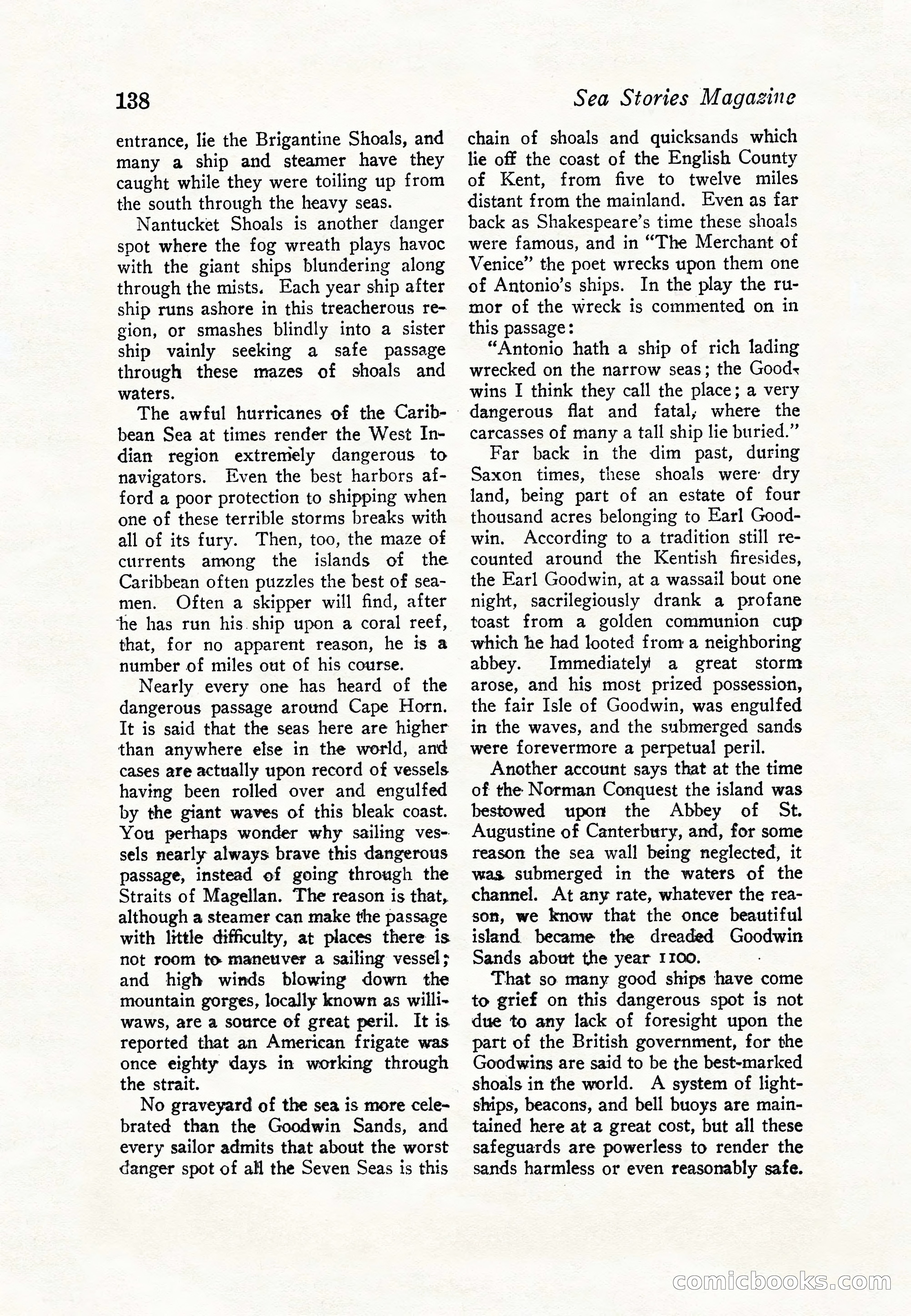 Sea Stories Magazine, January 5, 1923 — page 140 of 148