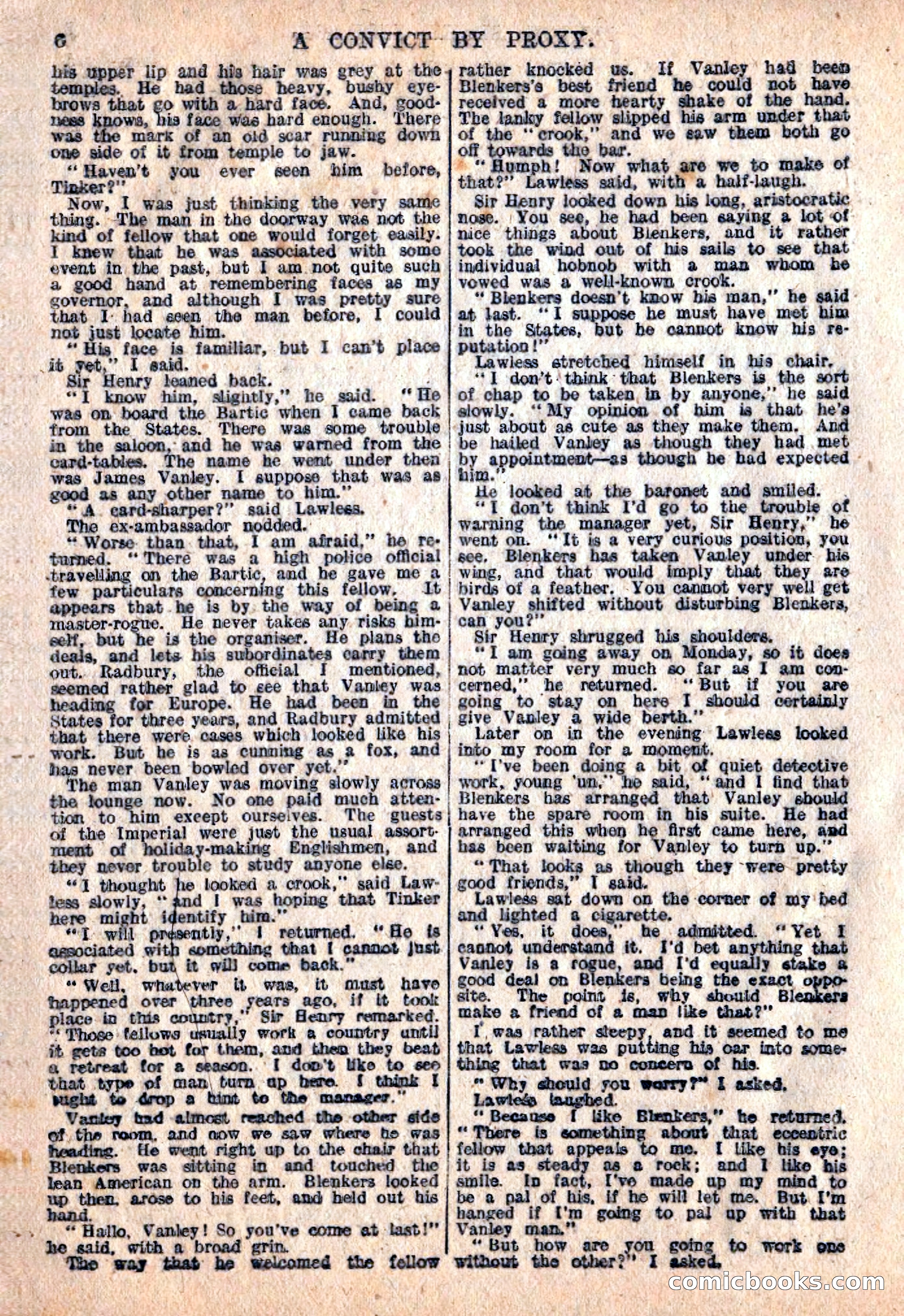 The Sexton Blake Library #76: A Convict By Proxy — page 8 of 68