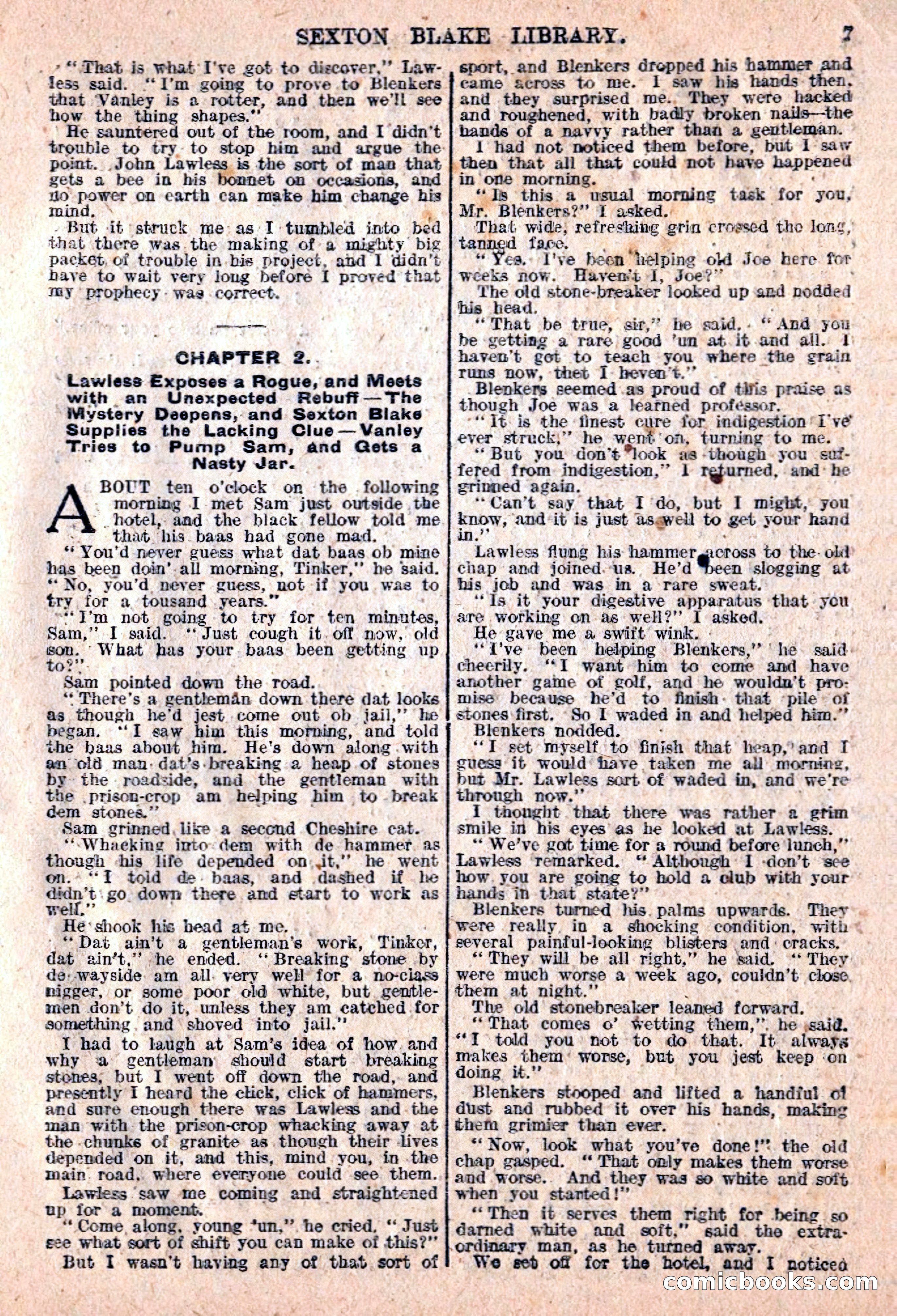 The Sexton Blake Library #76: A Convict By Proxy — page 9 of 68