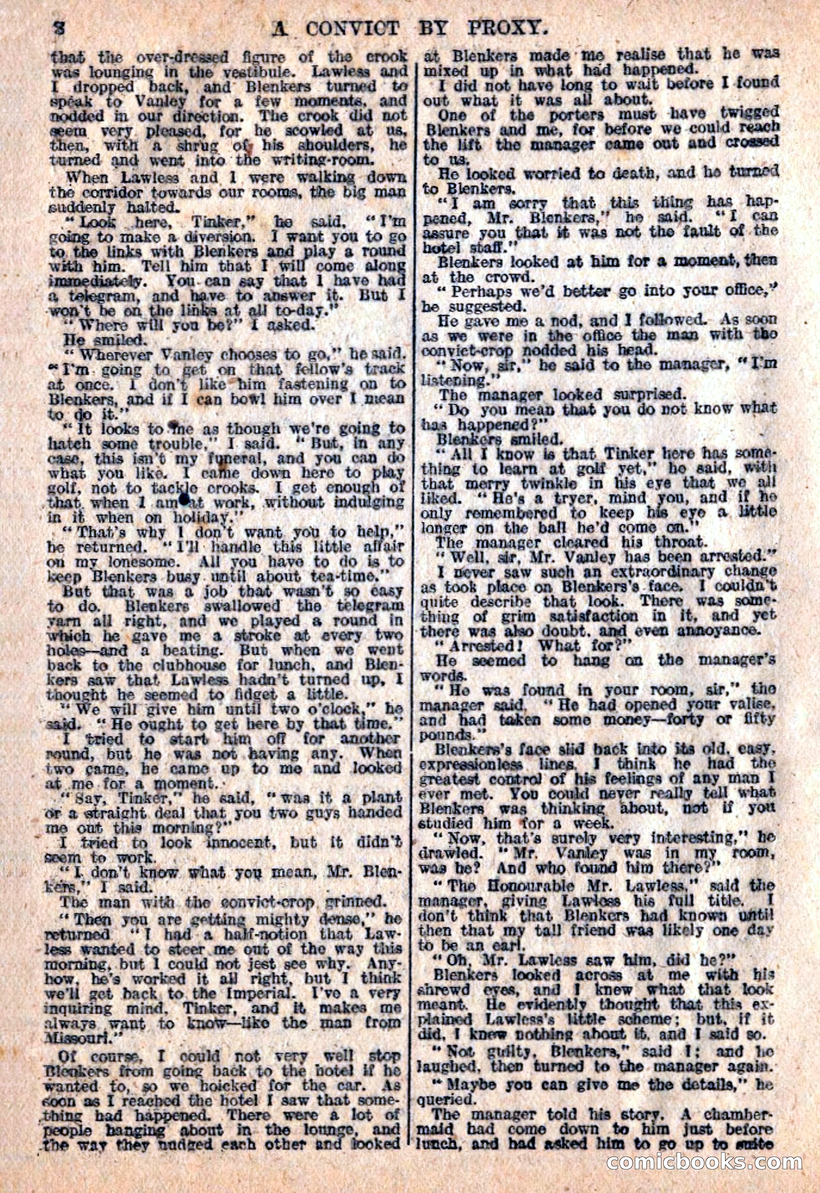 The Sexton Blake Library #76: A Convict By Proxy — page 10 of 68